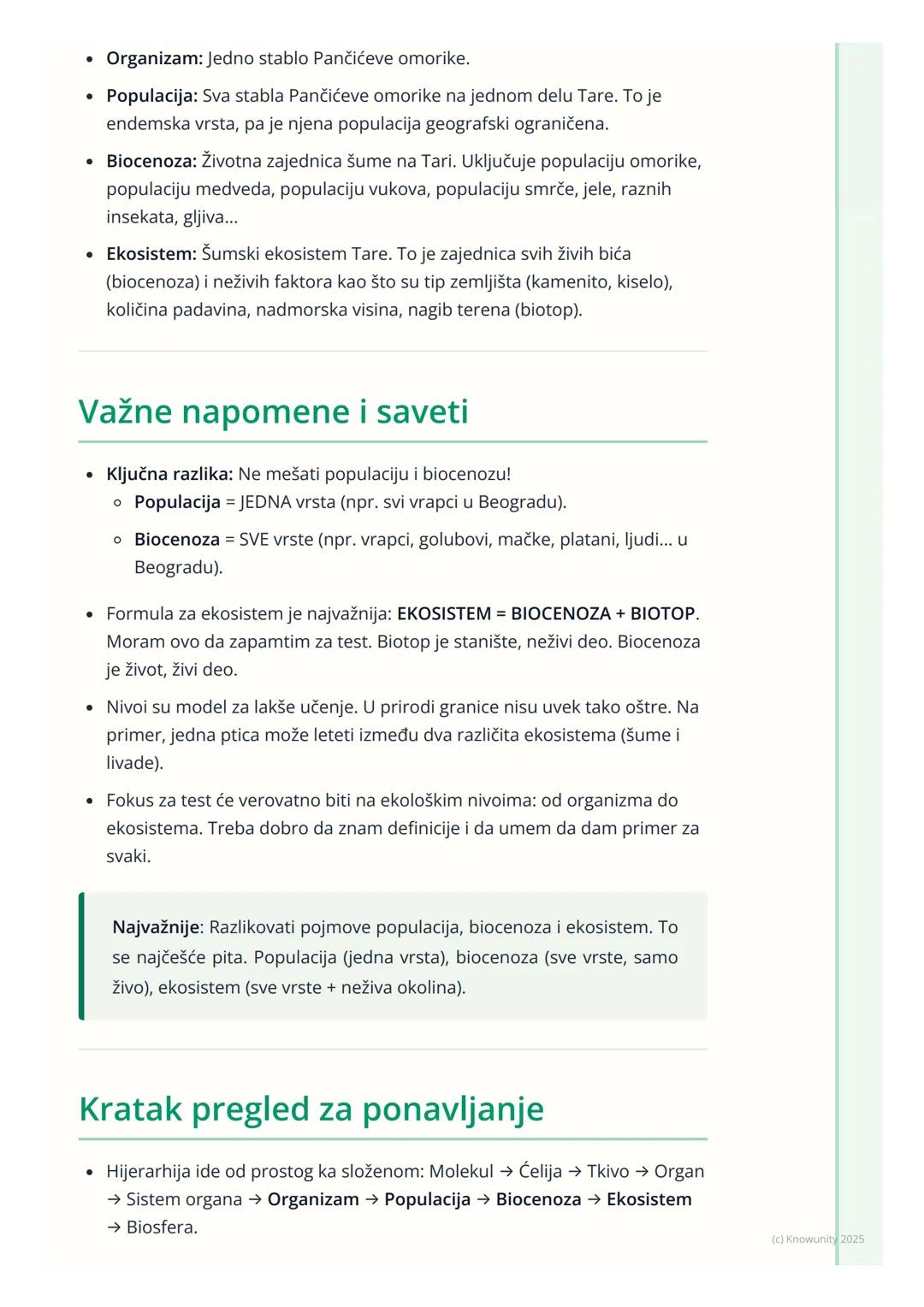 # Nivoi organizacije živog sveta

## Uvod u nivoe organizacije

Sva živa bića, od najmanje bakterije do najvećeg drveta, imaju neku vrstu
st