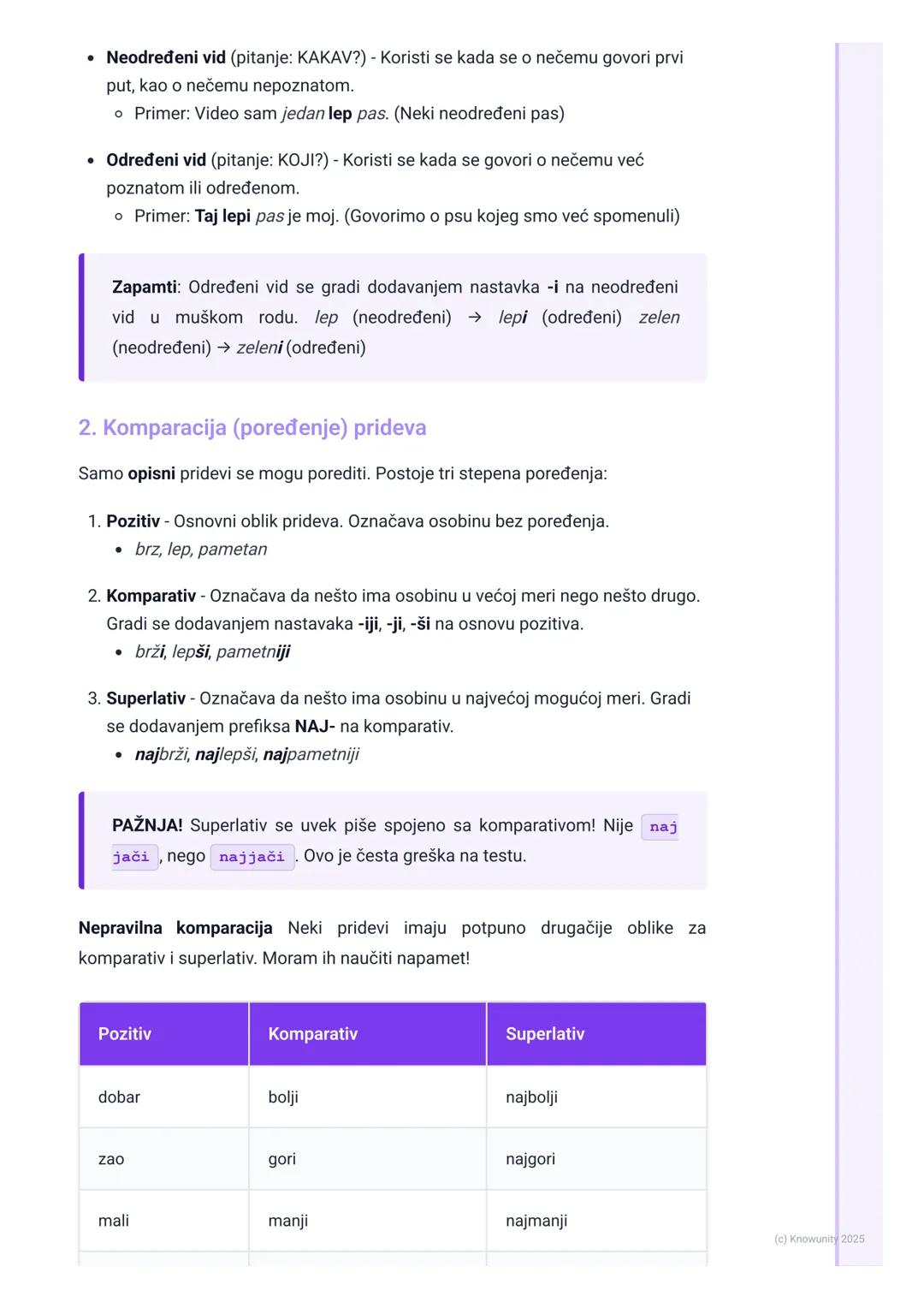 # Pridevi

Uvod u prideve

Pridevi su promenljive vrste reči. One stoje uz imenicu i bliže je određuju, tj.
opisuju njene osobine. U rečenic