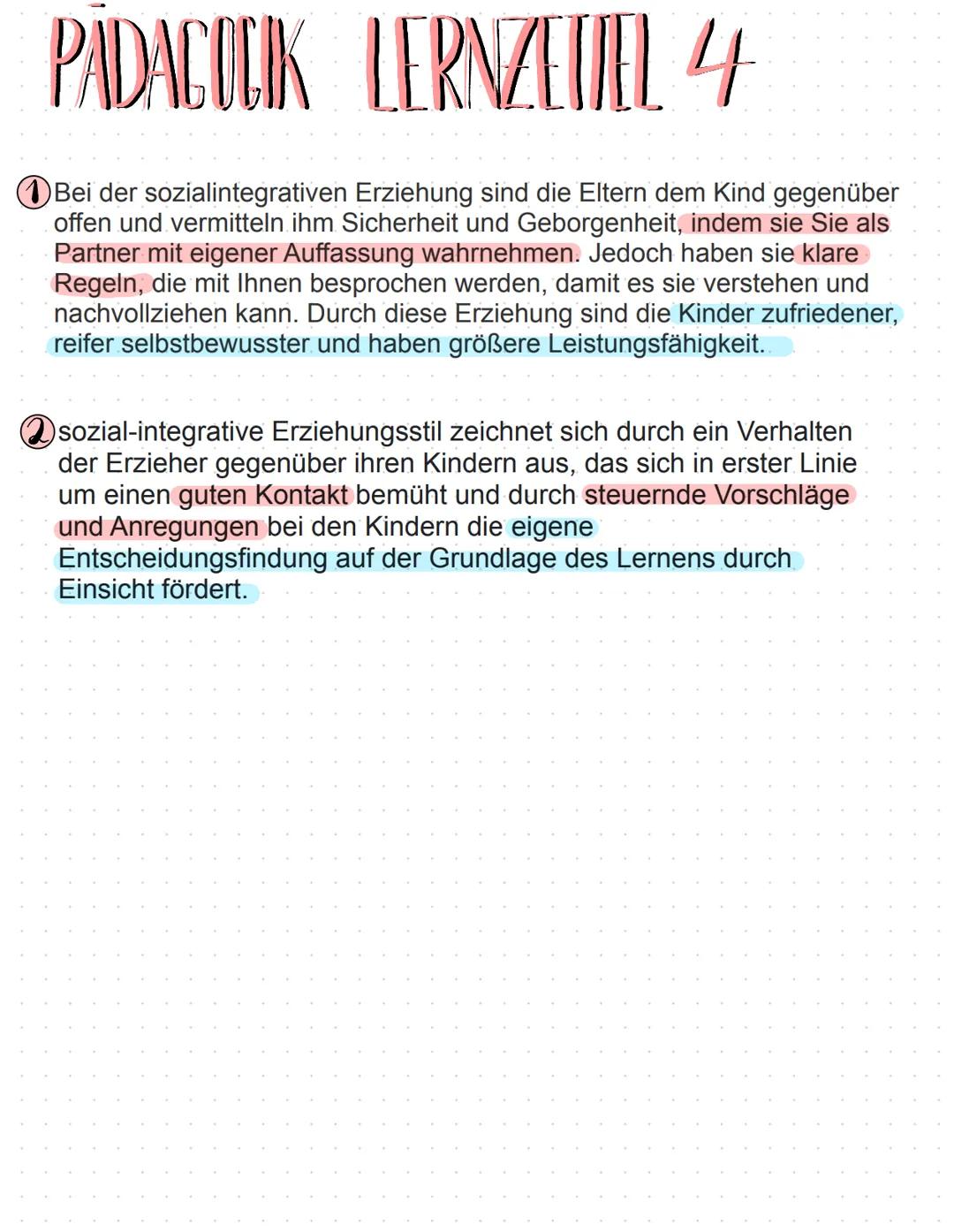 # PADAGOCIK LERNZETIEL 1

Der autoritäre Erziehungsstil wird dadurch charakterisiert, dass der Erzieher das Sagen hat. Er erteilt Befehle
un