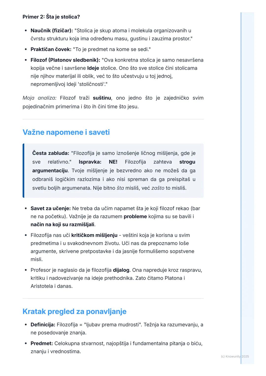 # Šta je filozofija?

Uvod u pojam filozofije

Filozofija je jedna od najstarijih naučnih disciplina, često se naziva i "majkom
svih nauka".