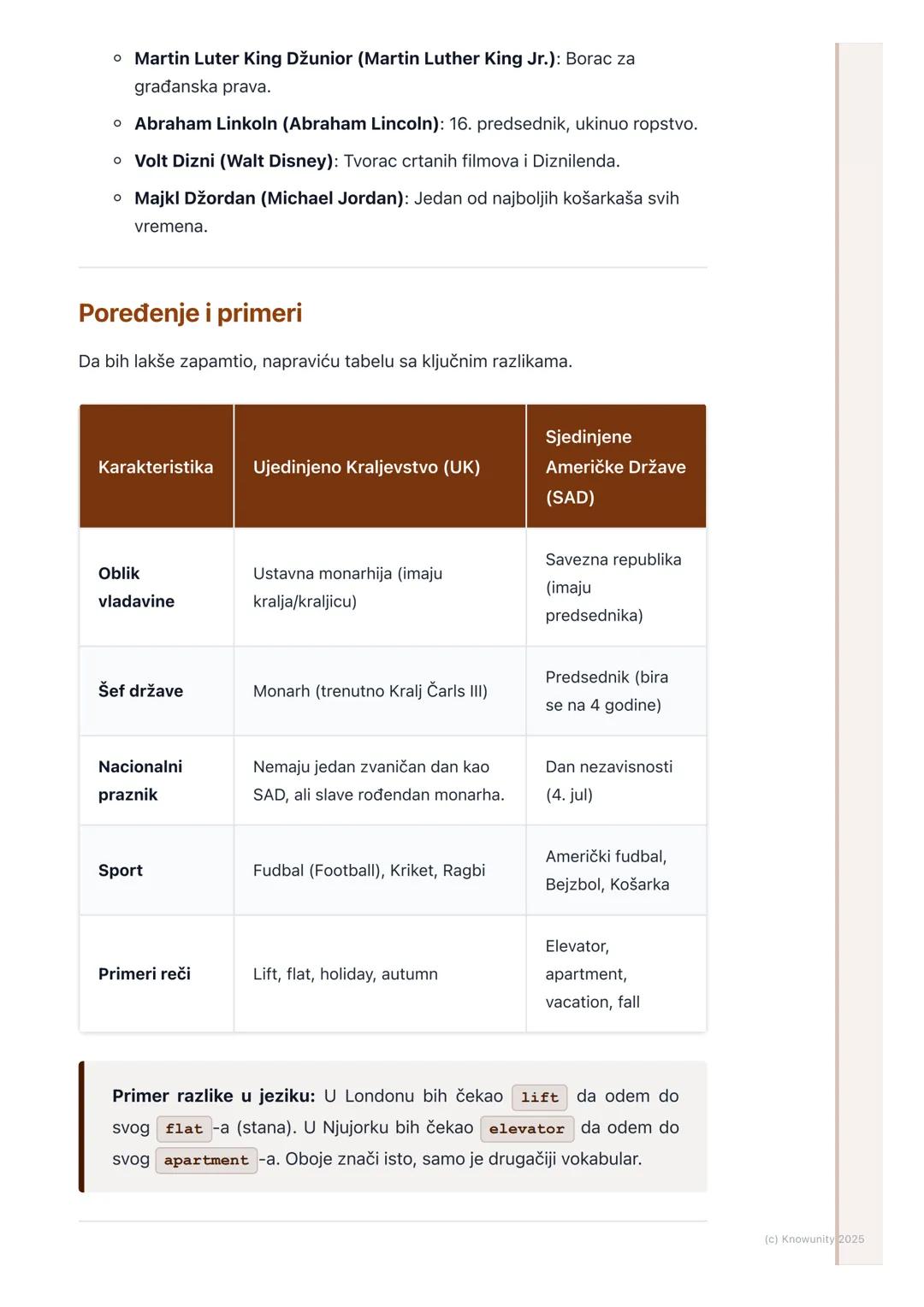 # Velika Britanija i SAD

Uvodni pregled

Velika Britanija (VB) i Sjedinjene Američke Države (SAD) su dve najvažnije
zemlje engleskog govorn