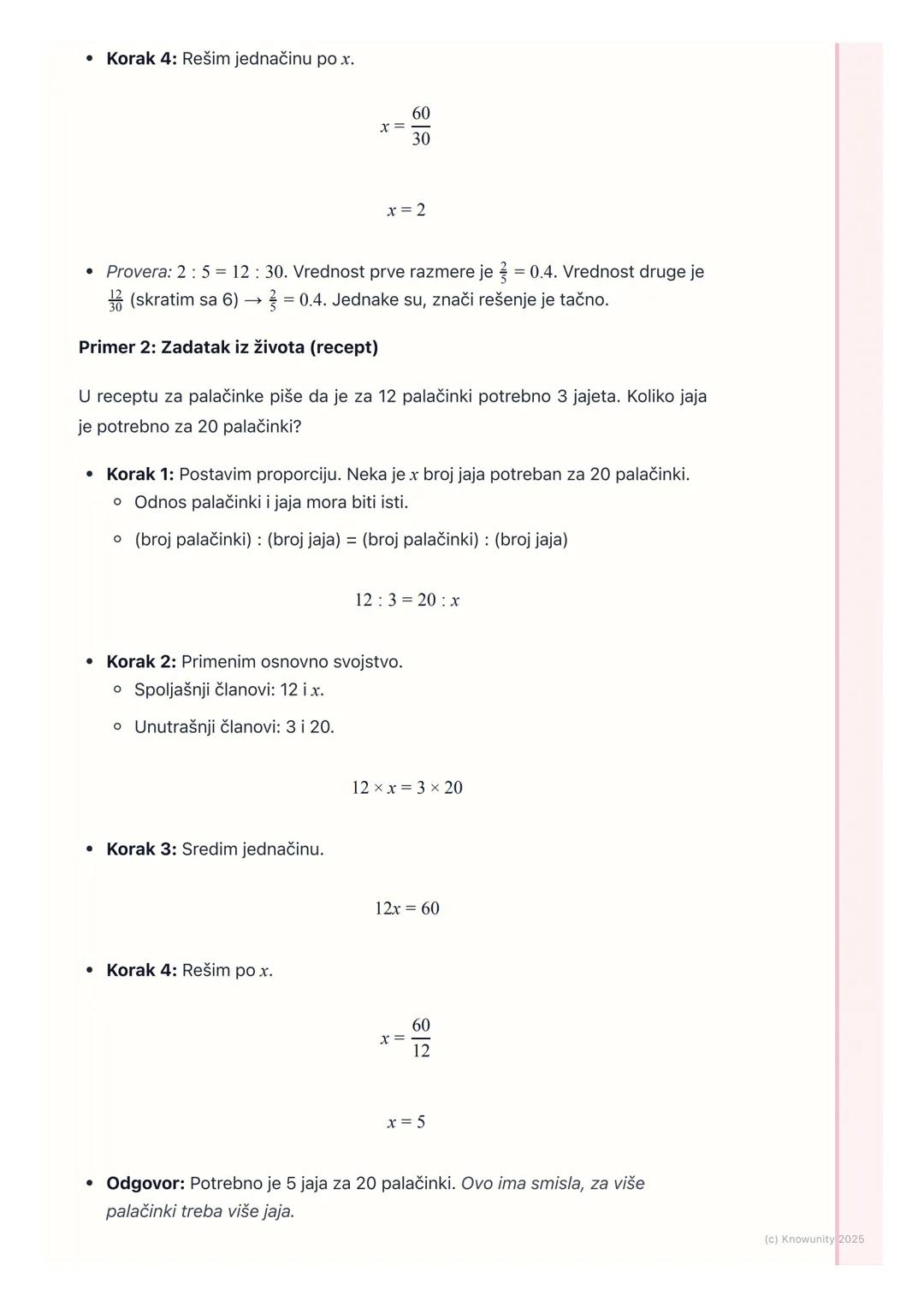 # Razmera i proporcija

Uvod u razmeru i proporciju

Razmera nam pomaže da uporedimo dve veličine. To je kao da kažemo "na
svaka 2 dečaka u 