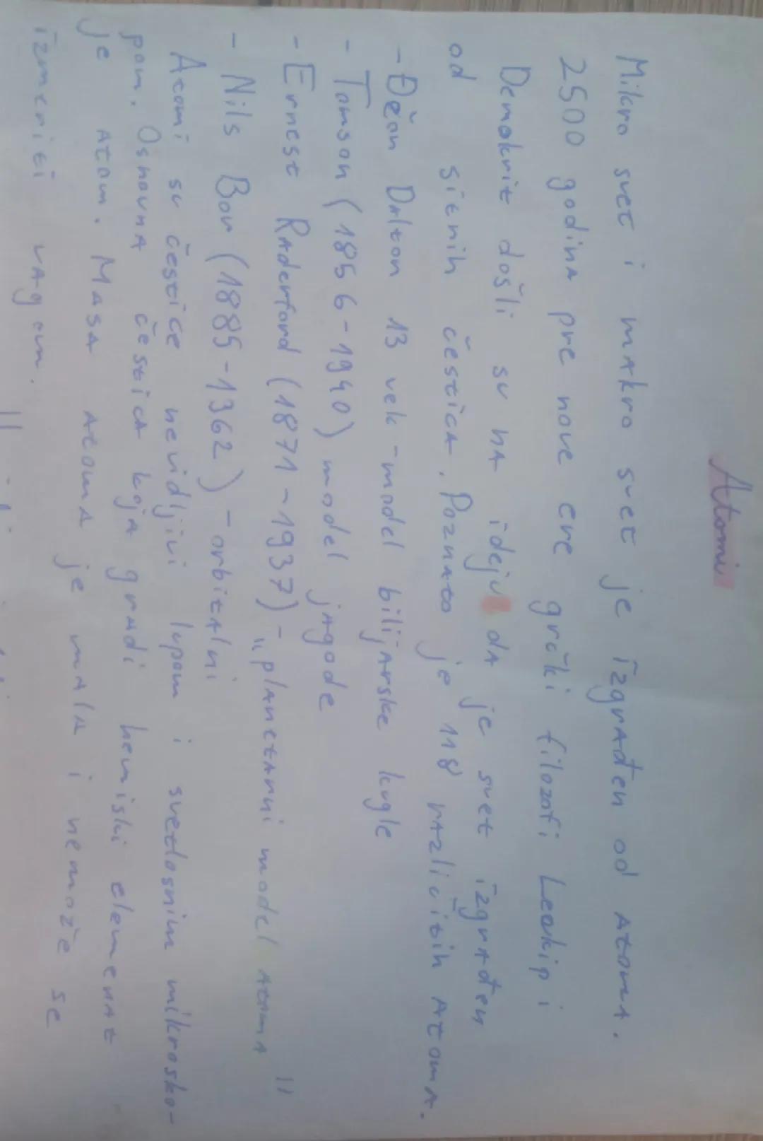 Osnovi Atoma: Pioniri i Njihova Otkrića