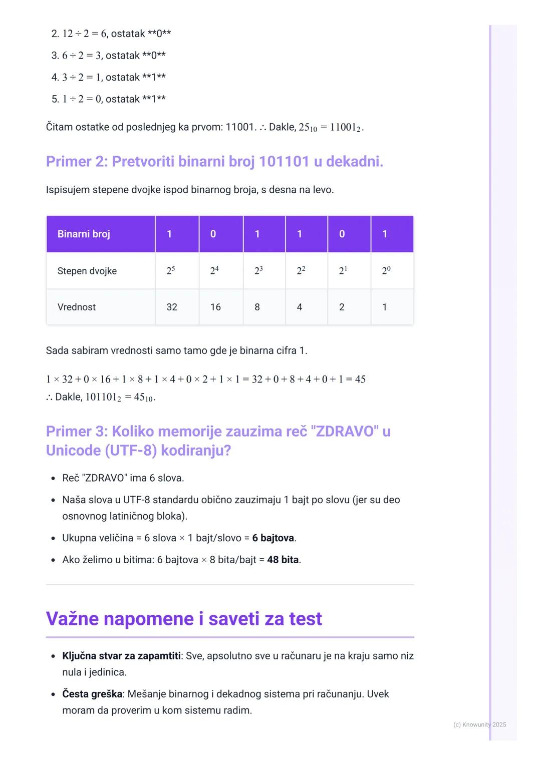 # Digitalna reprezentacija
podataka

Digitalna reprezentacija podataka - uvod

Sve što vidimo na računaru - tekst, slike, igrice, filmovi - 