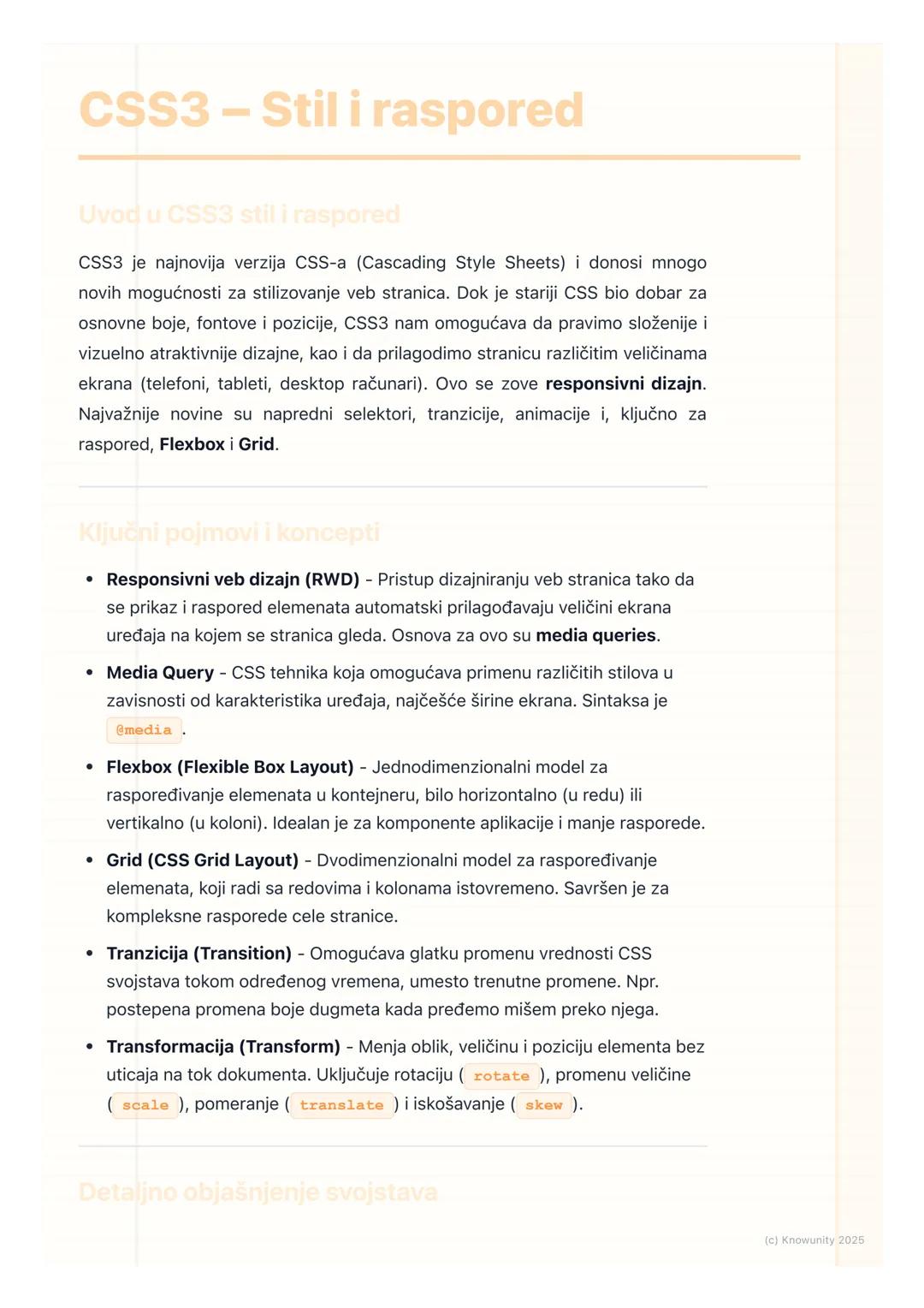 CSS3 – Stil i raspored
