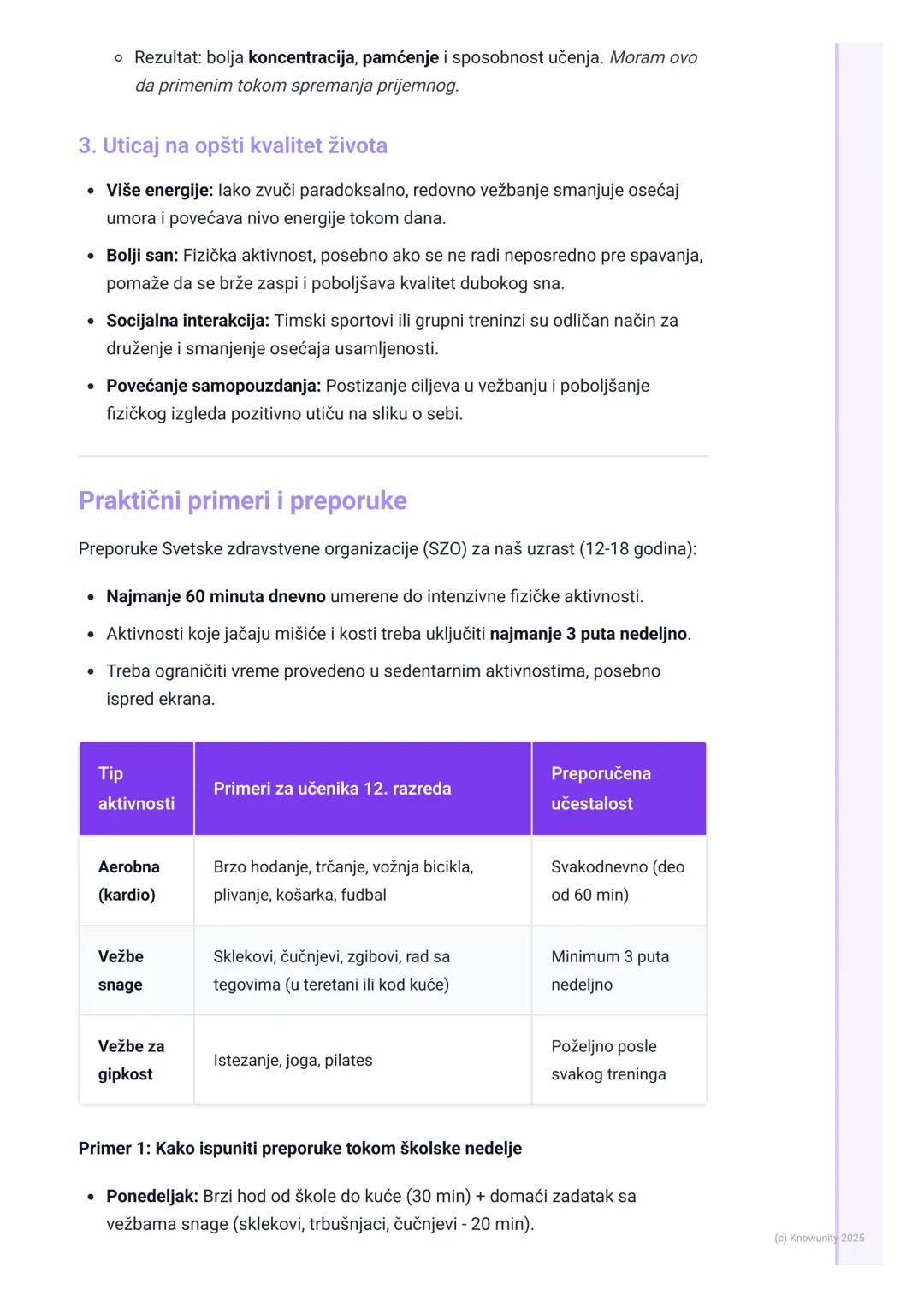 # Značaj fizičke aktivnosti za
zdravlje i kvalitet života

Uvodni pregled značaja fizičke aktivnosti

Fizička aktivnost nije samo sport ili 