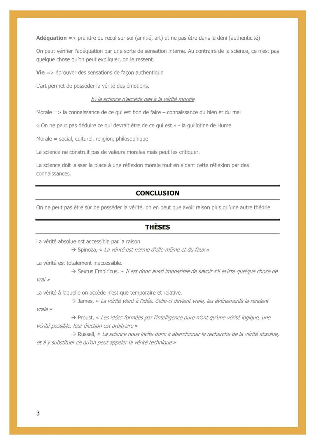 # 5 – SCIENCES ET VÉRITÉ

INTRODUCTION

Vérité => observations en contradiction avec notre théorie

Erreur => inadéquation entre une proposi