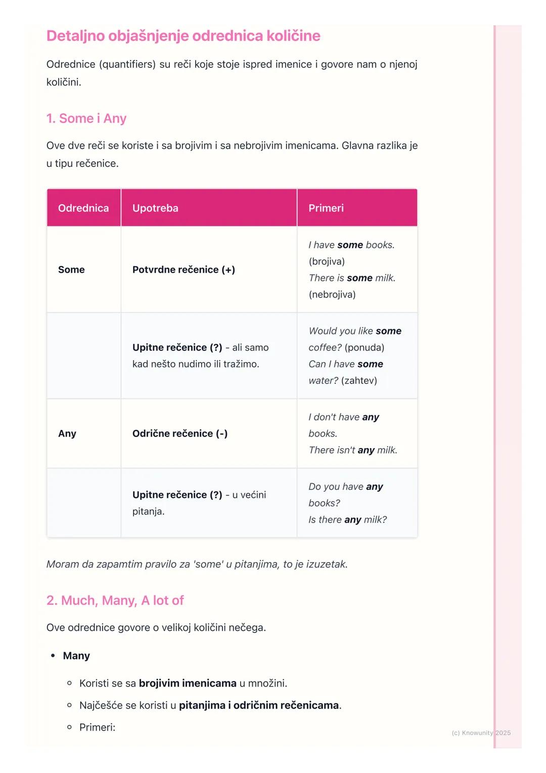 # Imenice i odrednice (Nouns
and Quantifiers)

Uvod u imenice i odrednice

Ovo je ponavljanje gradiva o imenicama, ali i učenje novih reči k