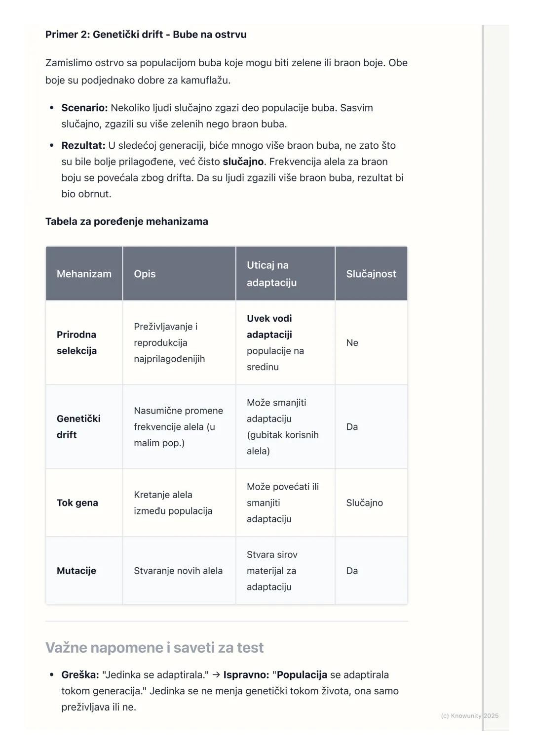 # Mehanizmi evolucije

Uvod u mehanizme evolucije

Evolucija je proces promene naslednih osobina populacija živih bića kroz
generacije. Ali 
