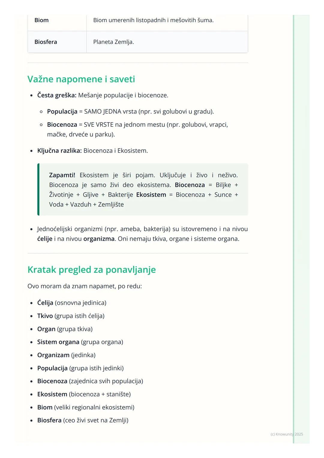 # Nivoi organizacije živog sveta

Uvodni deo

Sva živa bića u prirodi, od najmanje bakterije do najvećeg drveta, imaju neku
svoju organizaci