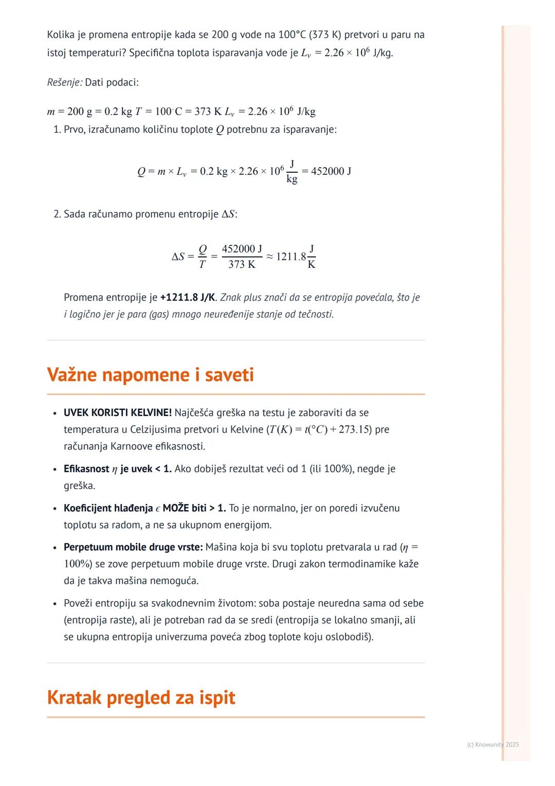 # Drugi zakon termodinamike

Uvod u Drugi zakon termodinamike

Prvi zakon termodinamike je u suštini zakon o održanju energije - kaže da ene