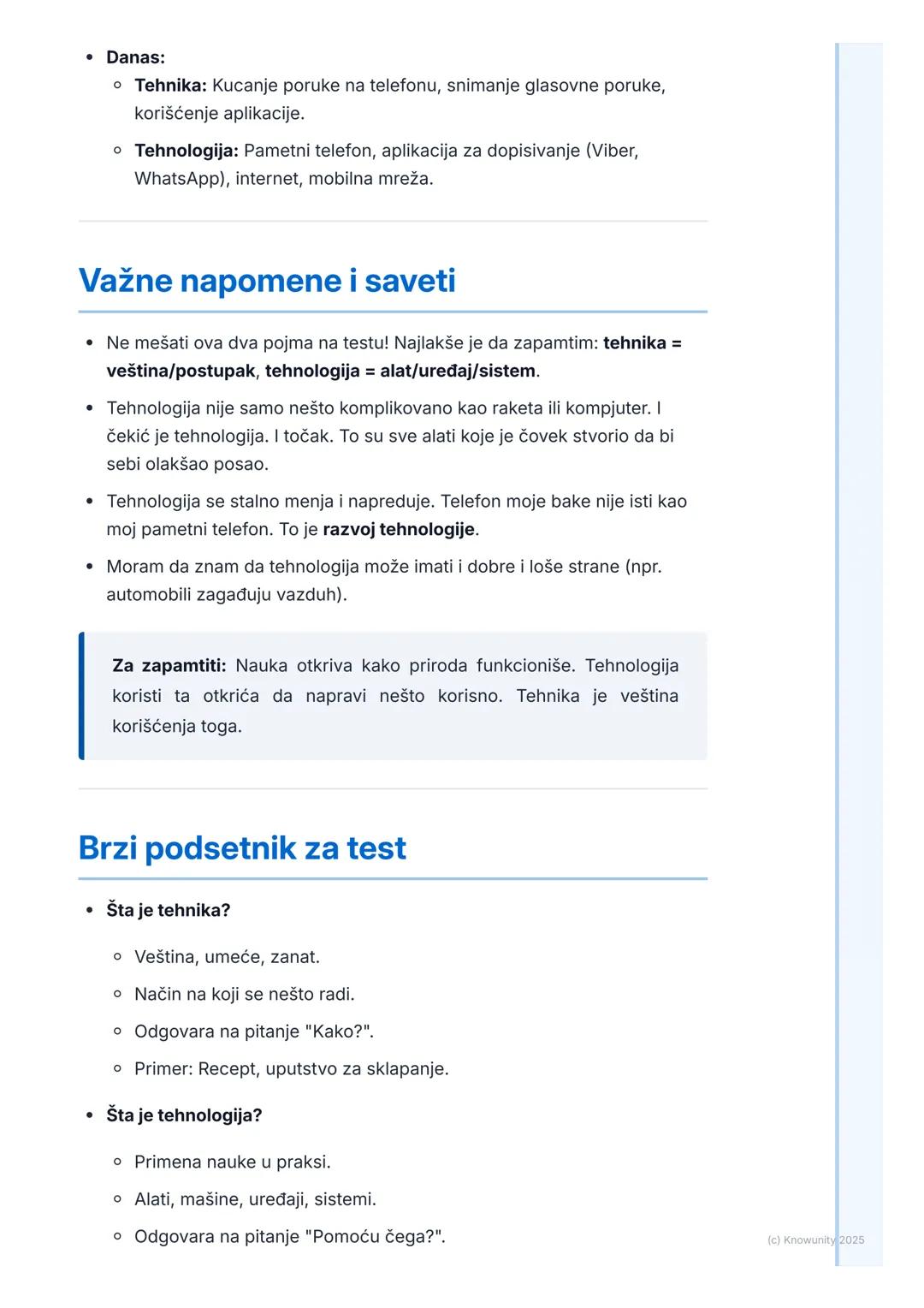 # Šta je tehnika i tehnologija?

Uvodni pregled

Tehnika i tehnologija su svuda oko nas, od olovke kojom pišem do
kompjutera na kojem igram 
