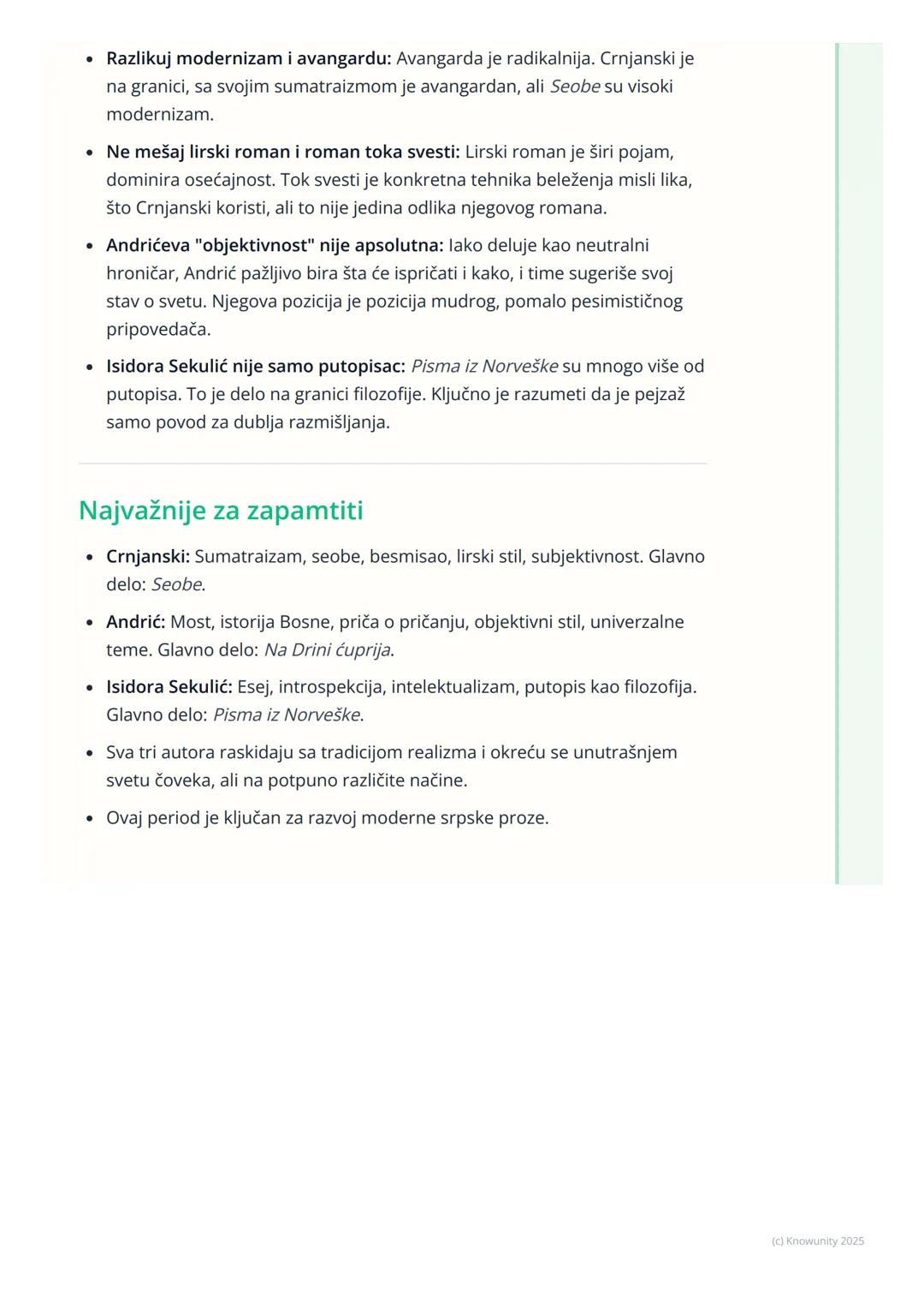 # Međuratna proza (Miloš
Crnjanski, Ivo Andrić, Isidora
Sekulić)

Uvod u međuratnu prozu

Međuratni period (1918-1941) u srpskoj književnost