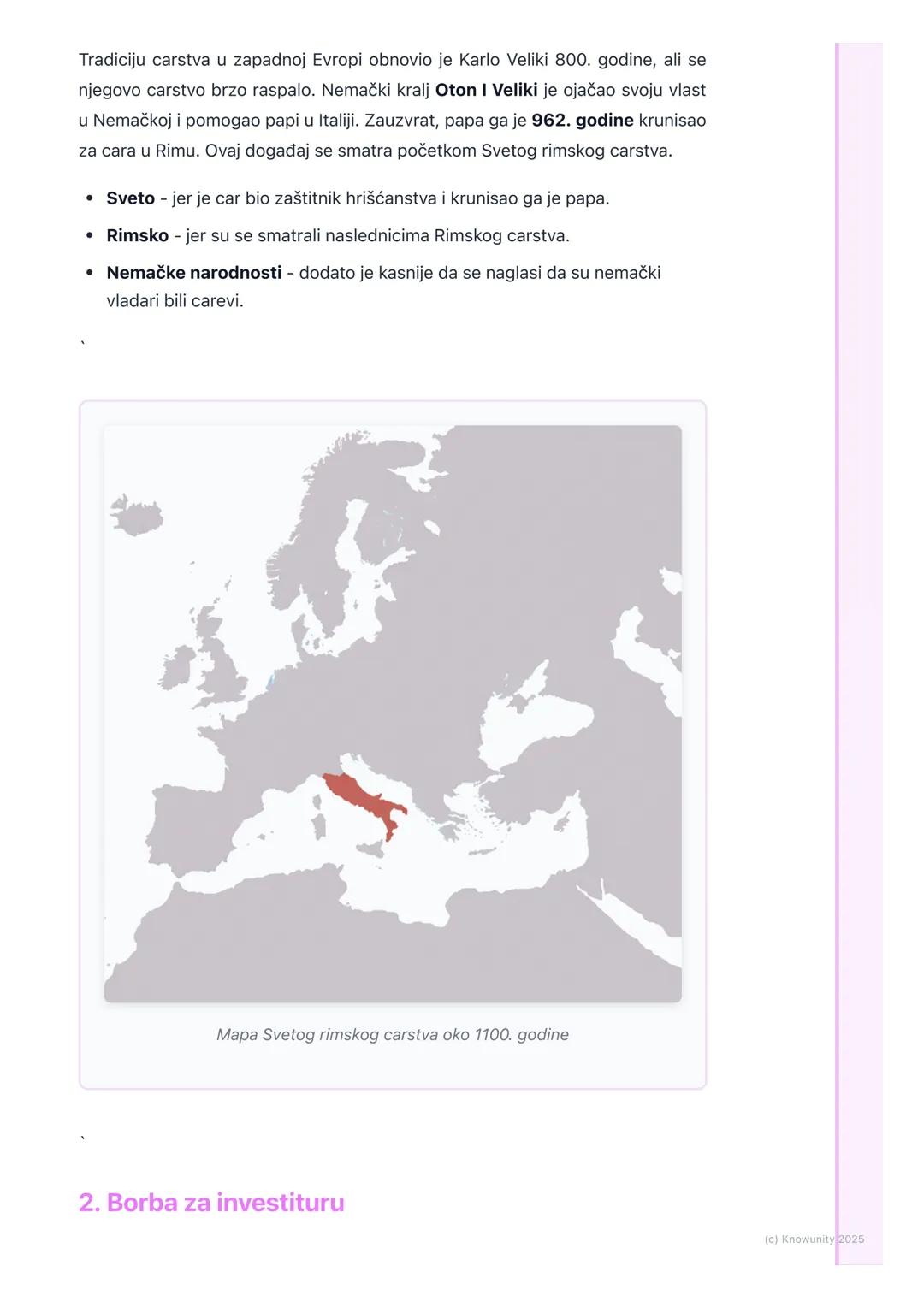 # Sveto rimsko carstvo nemačke
narodnosti

Uvod u Sveto rimsko carstvo

Sveto rimsko carstvo nemačke narodnosti je bila velika i važna držav