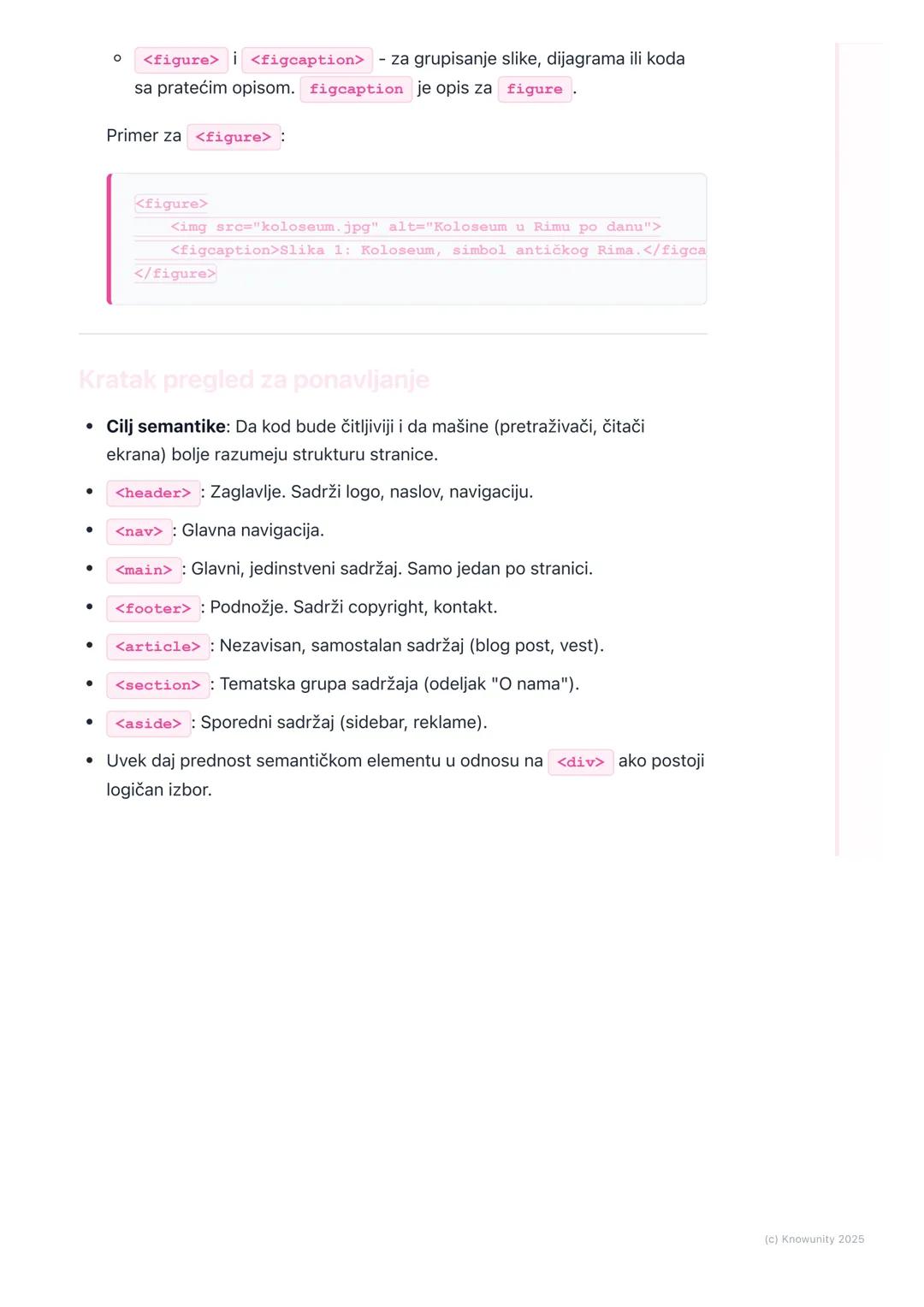 # HTML5-Struktura i
semantika

Uvod u HTML5 semantiku

HTML5 je uveo nove elemente koji pomažu da se bolje opiše struktura veb
stranice. Pre