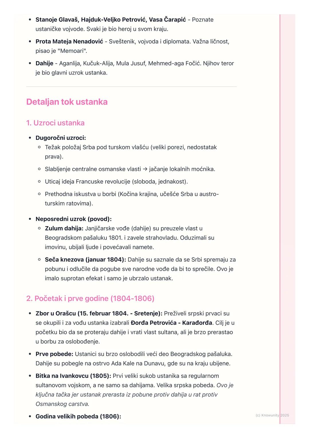 # Prvi srpski ustanak

Uvod u Prvi srpski ustanak

Prvi srpski ustanak (1804-1813) je bio prvi veliki, organizovani otpor Srba
protiv Osmans