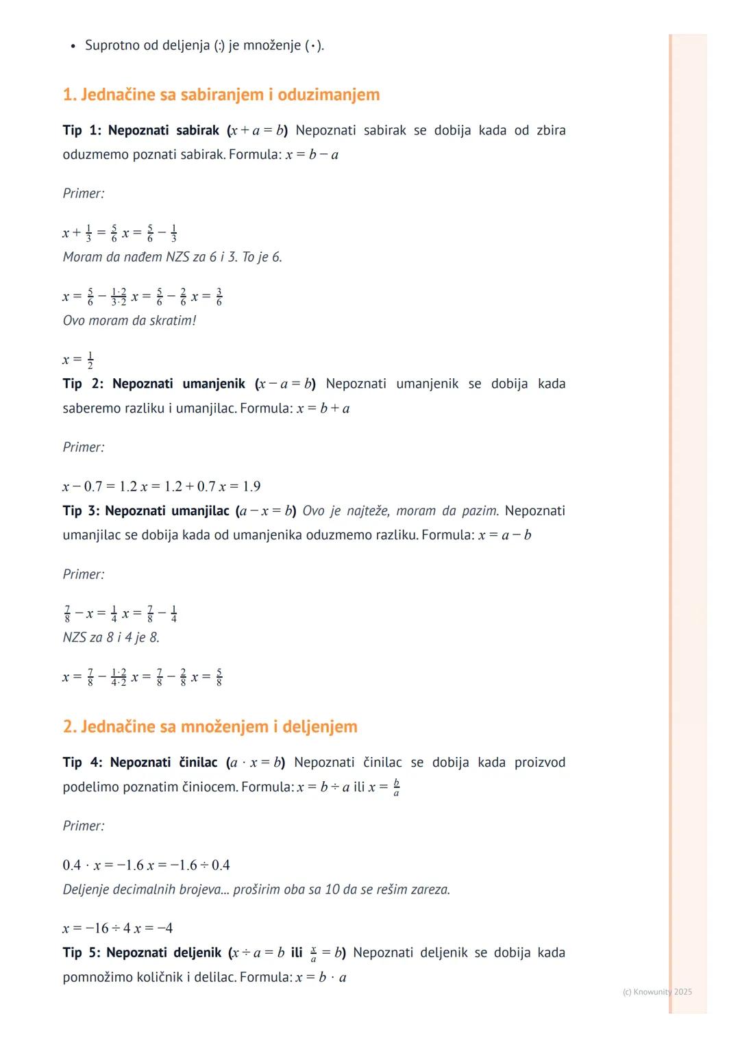 # Rešavanje jednostavnih jednačina
sa racionalnim brojevima

Uvod u jednačine sa racionalnim brojevima

Jednačine su kao vaga koja je u ravn