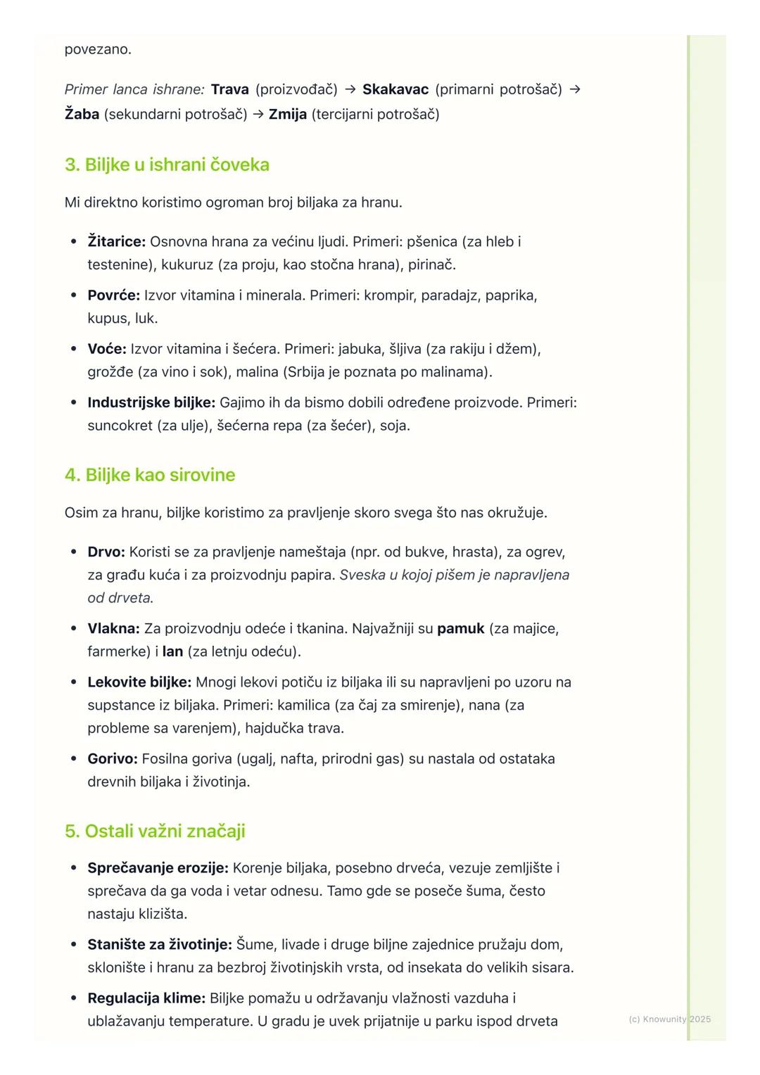 # Značaj biljaka

# Značaj biljaka za život na Zemlji

Biljke su svuda oko nas, ali često ne razmišljamo koliko su važne. Bez biljaka,
život