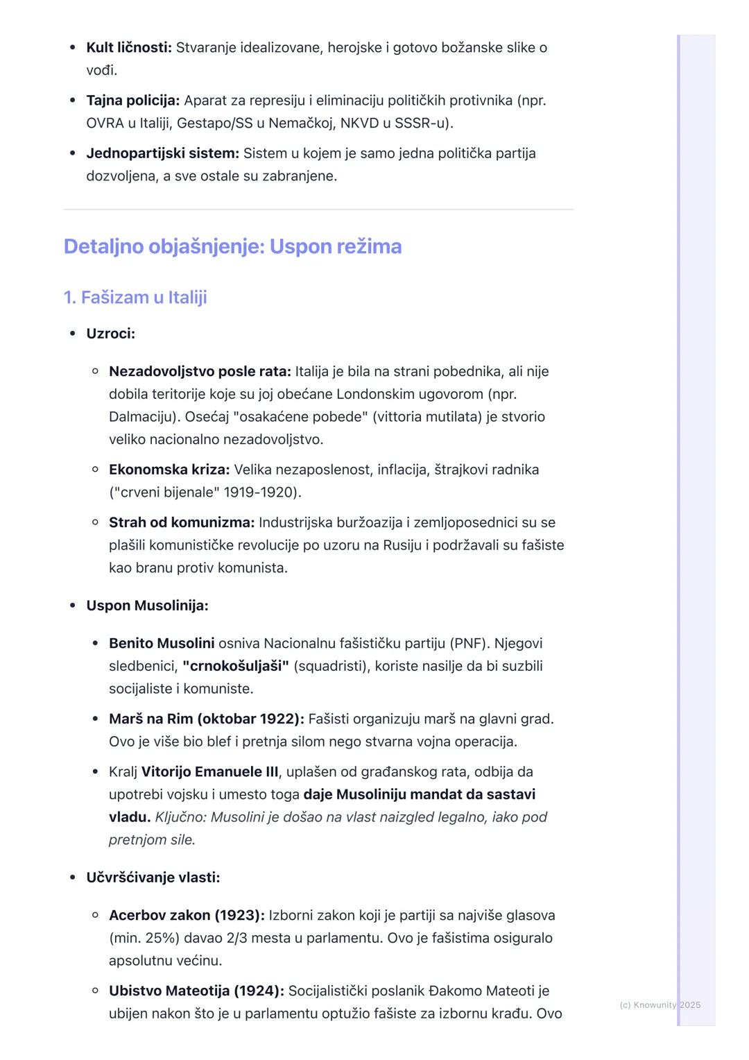 # Uspon totalitarnih režima

Uvodni pregled: Svet posle Velikog rata

Posle Prvog svetskog rata (1918), Evropa je bila u haosu. Stara carstv