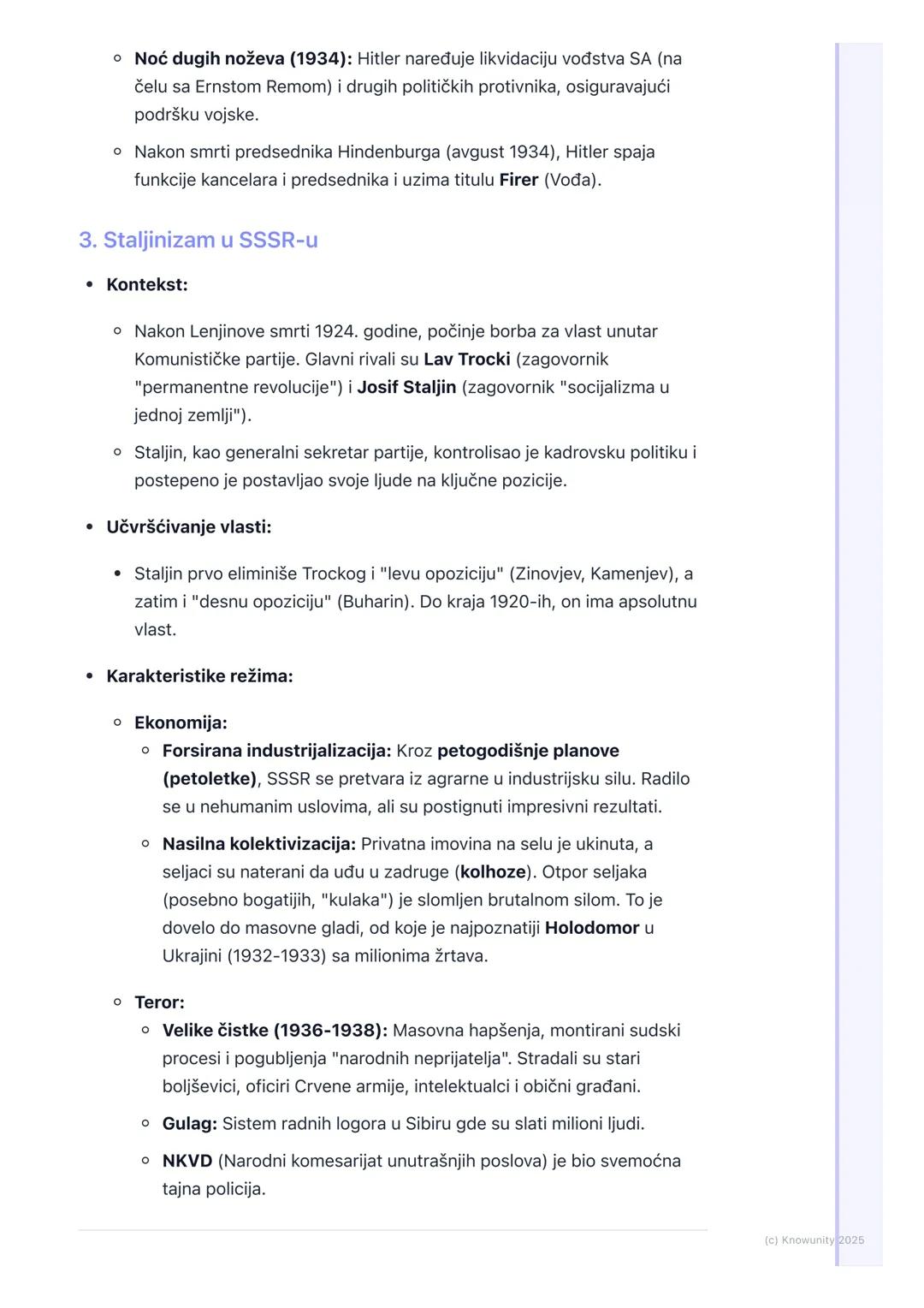 # Uspon totalitarnih režima

Uvodni pregled: Svet posle Velikog rata

Posle Prvog svetskog rata (1918), Evropa je bila u haosu. Stara carstv