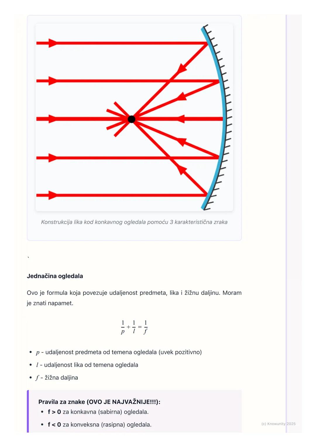 # Odbijanje svetlosti (refleksija)

Uvod u odbijanje svetlosti

Odbijanje svetlosti, ili refleksija, je pojava kada svetlosni zrak padne na 