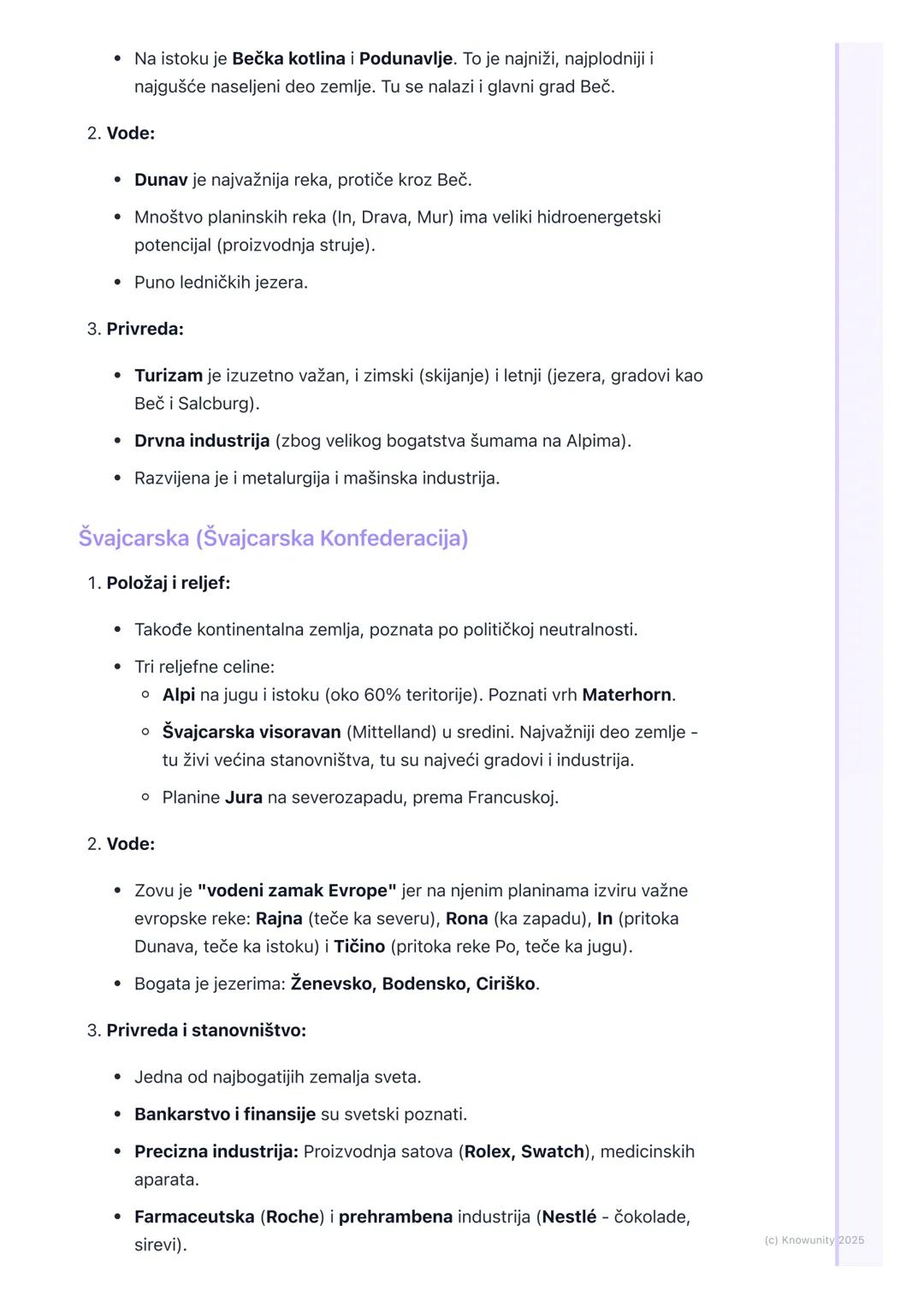 # Geografija Nemačke, Austrije i
Švajcarske

Geografija Nemačke, Austrije i Švajcarske

Ove tri zemlje čine jezgro Srednje Evrope. Sve su ve