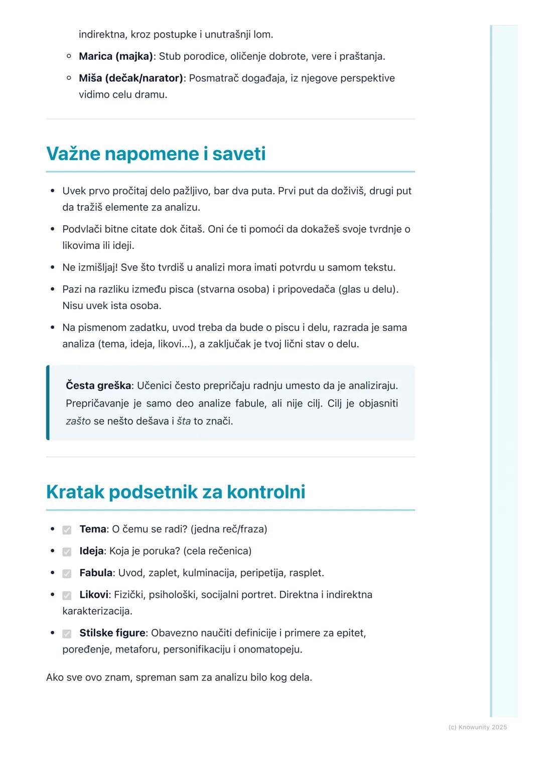 # Analiza književnog dela

## Uvod u analizu književnog dela

Analiza književnog dela je kao da smo detektivi. Čitamo delo i tražimo tragove