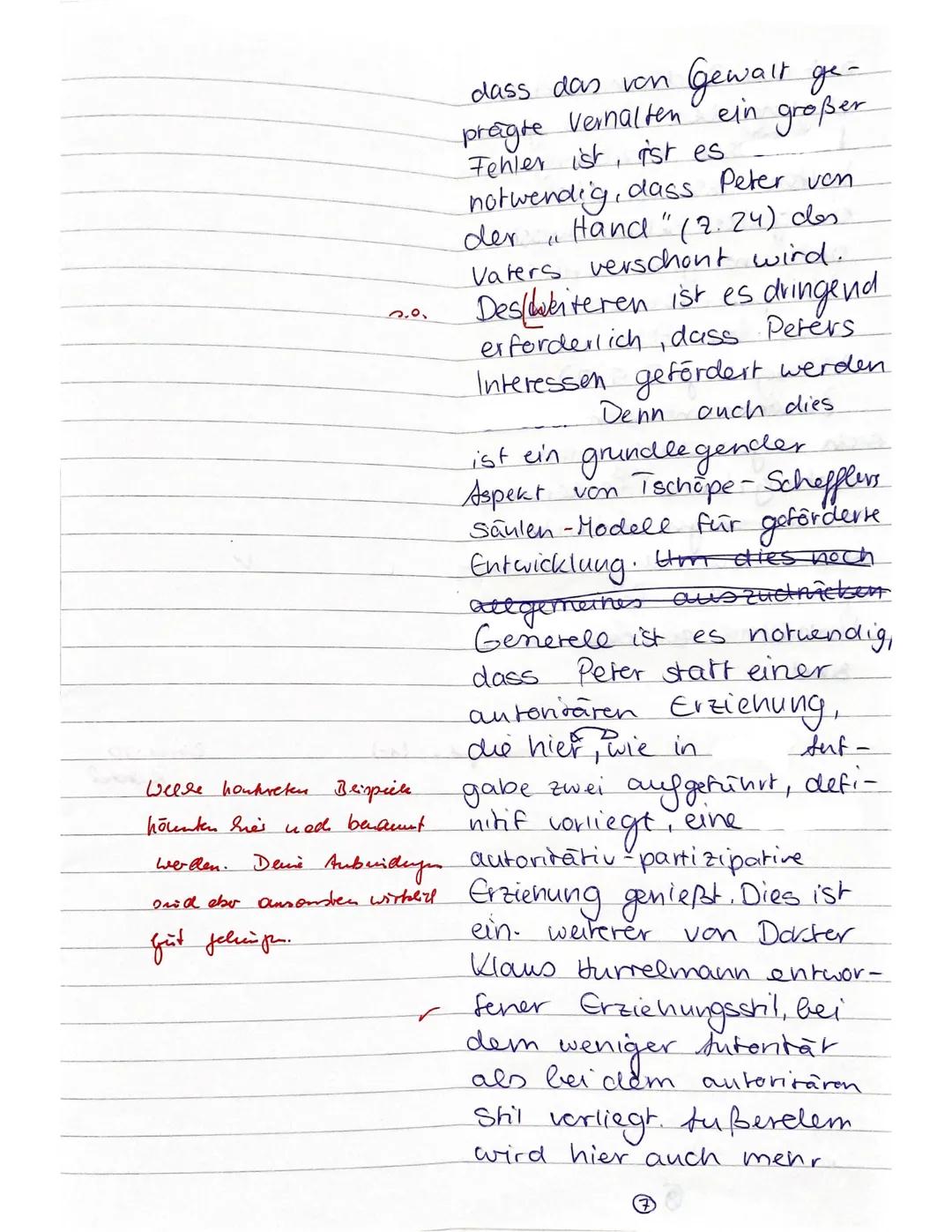 # Fallbeschreibung,,, Peter"

Peter ist das jüngste von drei Kindern der Familie W.. Er wird im Alter von zehn Jahren
einer Erziehungsberatu