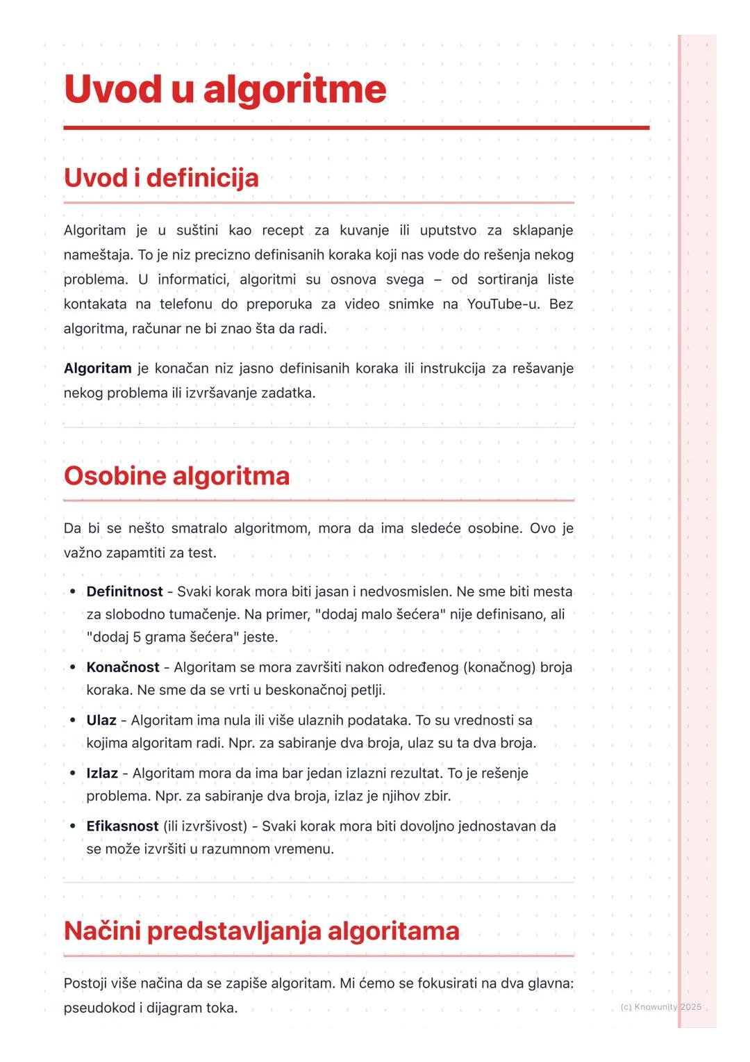 Uvod u algoritme