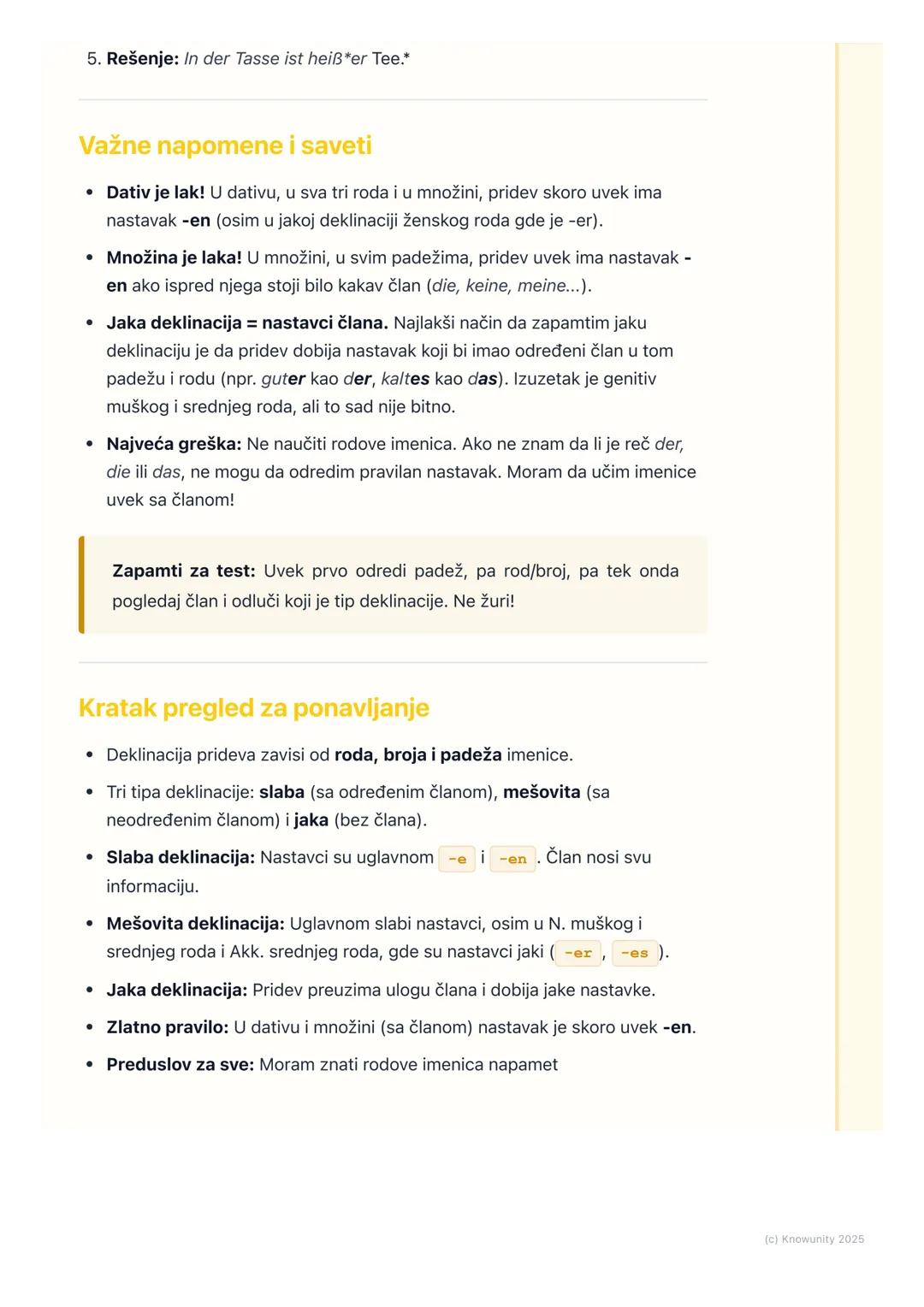 # Deklinacija prideva

Uvod u deklinaciju prideva

Deklinacija prideva je menjanje nastavka prideva u zavisnosti od imenice koju
opisuje. Ta