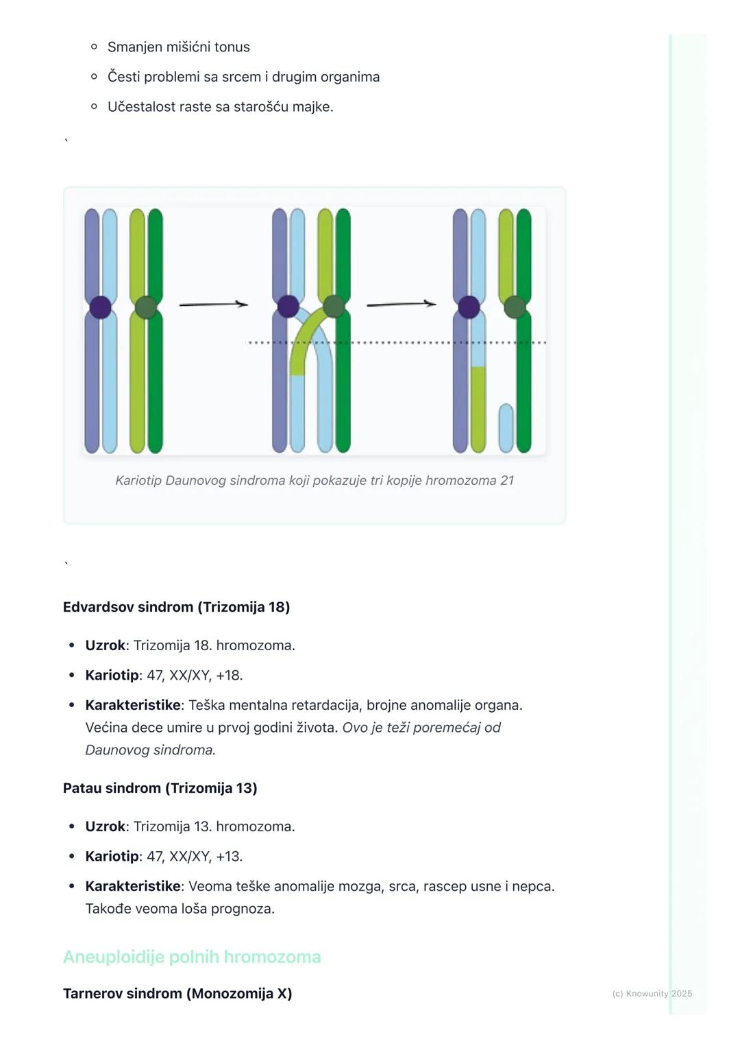 # Hromozomske aberacije

Uvod u hromozomske aberacije

Hromozomske aberacije (ili mutacije) su promene u broju ili strukturi
hromozoma. One 