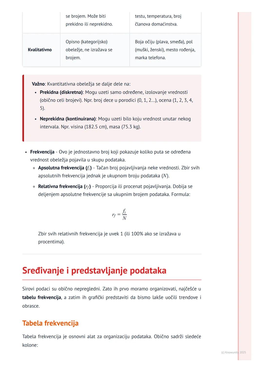 # Osnovni pojmovi statistike

## Uvod u statistiku

Statistika je grana matematike koja se bavi prikupljanjem, organizovanjem,
analizom, tum