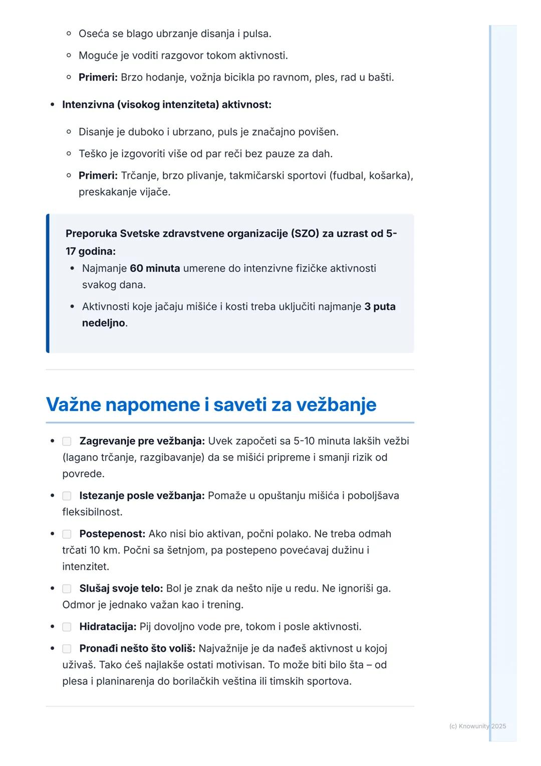 # Značaj fizičke aktivnosti za
zdravlje

Uvod u značaj fizičke aktivnosti

Fizička aktivnost nije samo igranje sporta ili odlazak u teretanu