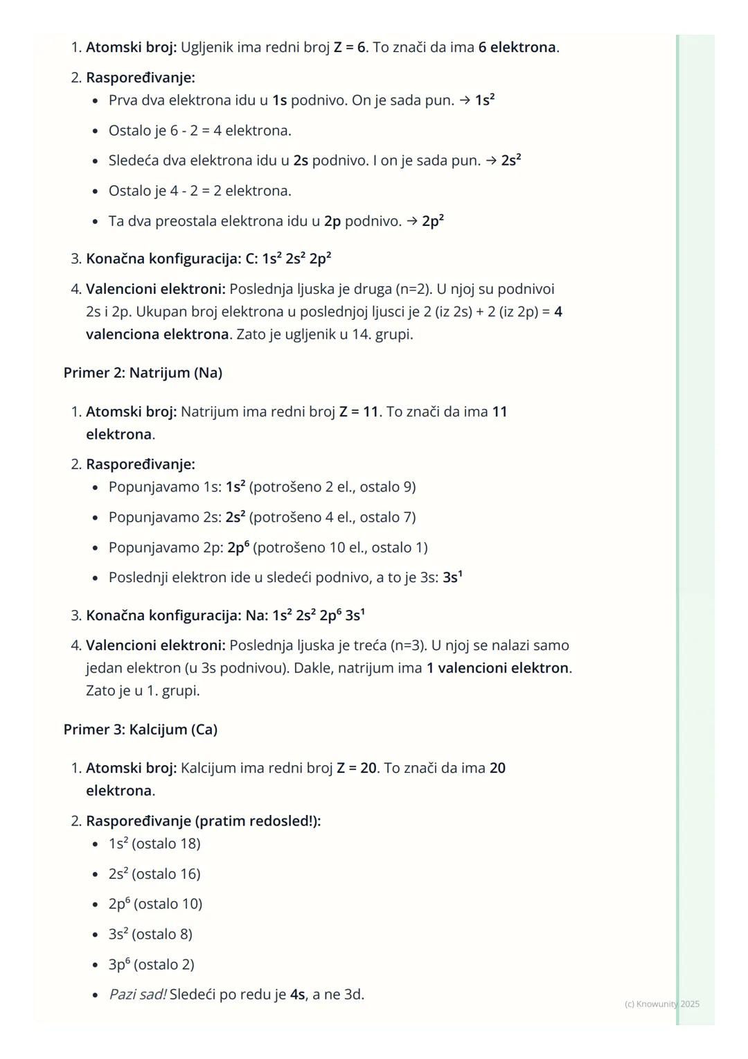 # Elektronska konfiguracija

Šta je elektronska konfiguracija?

Elektronska konfiguracija je kao "adresa" svakog elektrona u atomu. Ona
nam 