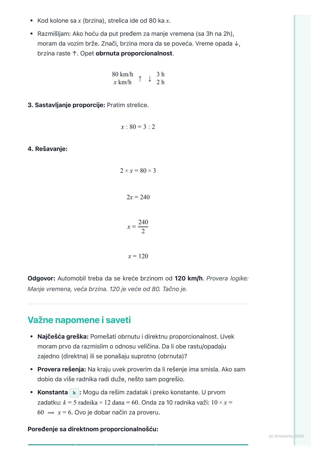 # Obrnuta proporcionalnost

Šta je obrnuta proporcionalnost?

Obrnuto proporcionalne veličine su dve veličine koje su zavisne jedna od
druge
