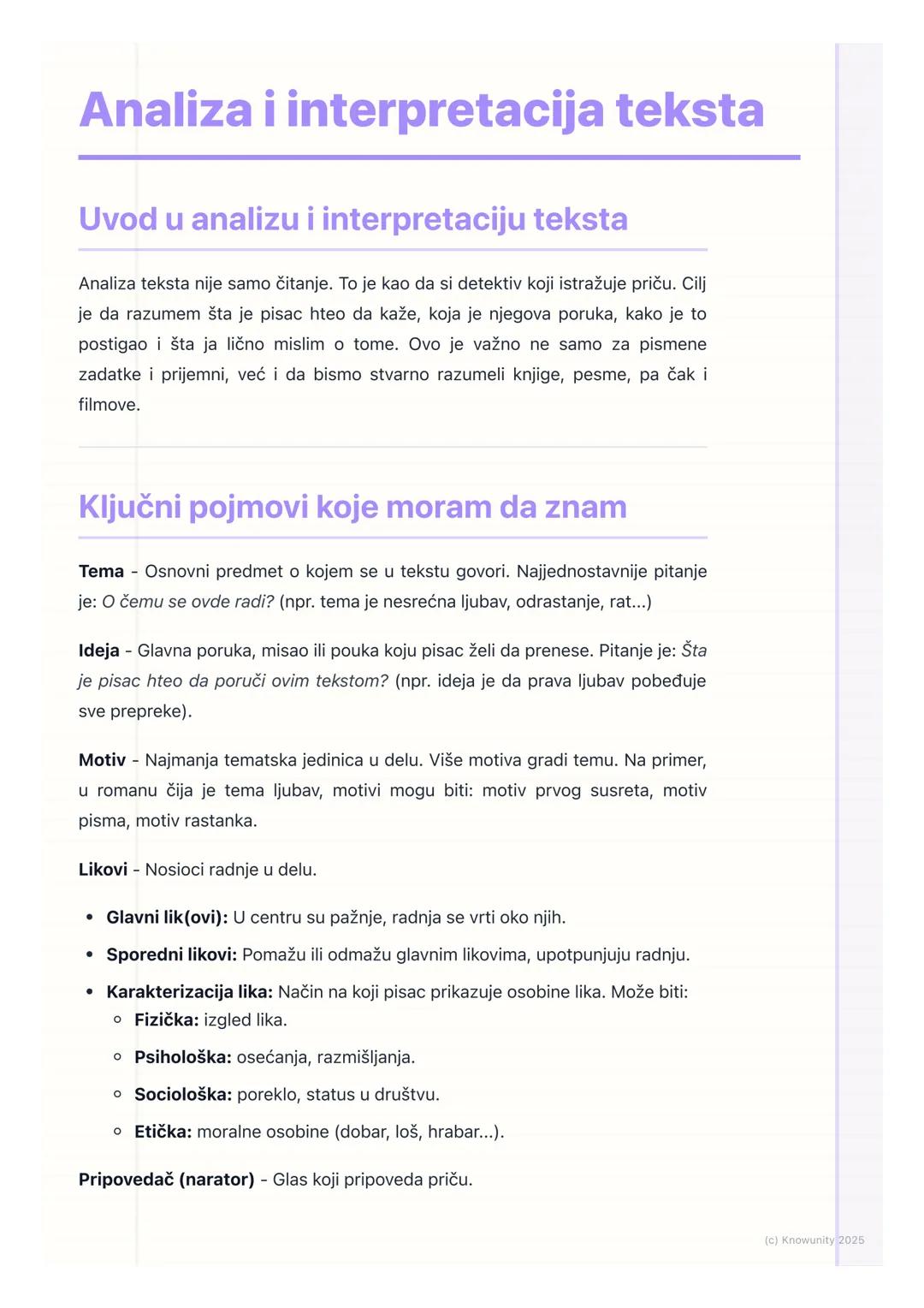 # Analiza i interpretacija teksta

Uvod u analizu i interpretaciju teksta

Analiza teksta nije samo čitanje. To je kao da si detektiv koji i