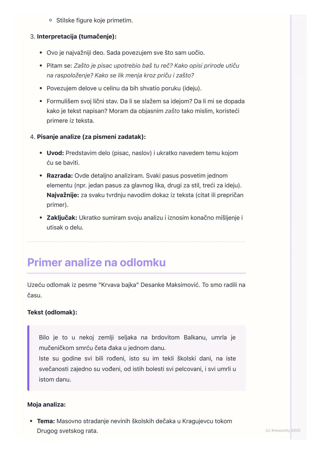 # Analiza i interpretacija teksta

Uvod u analizu i interpretaciju teksta

Analiza teksta nije samo čitanje. To je kao da si detektiv koji i