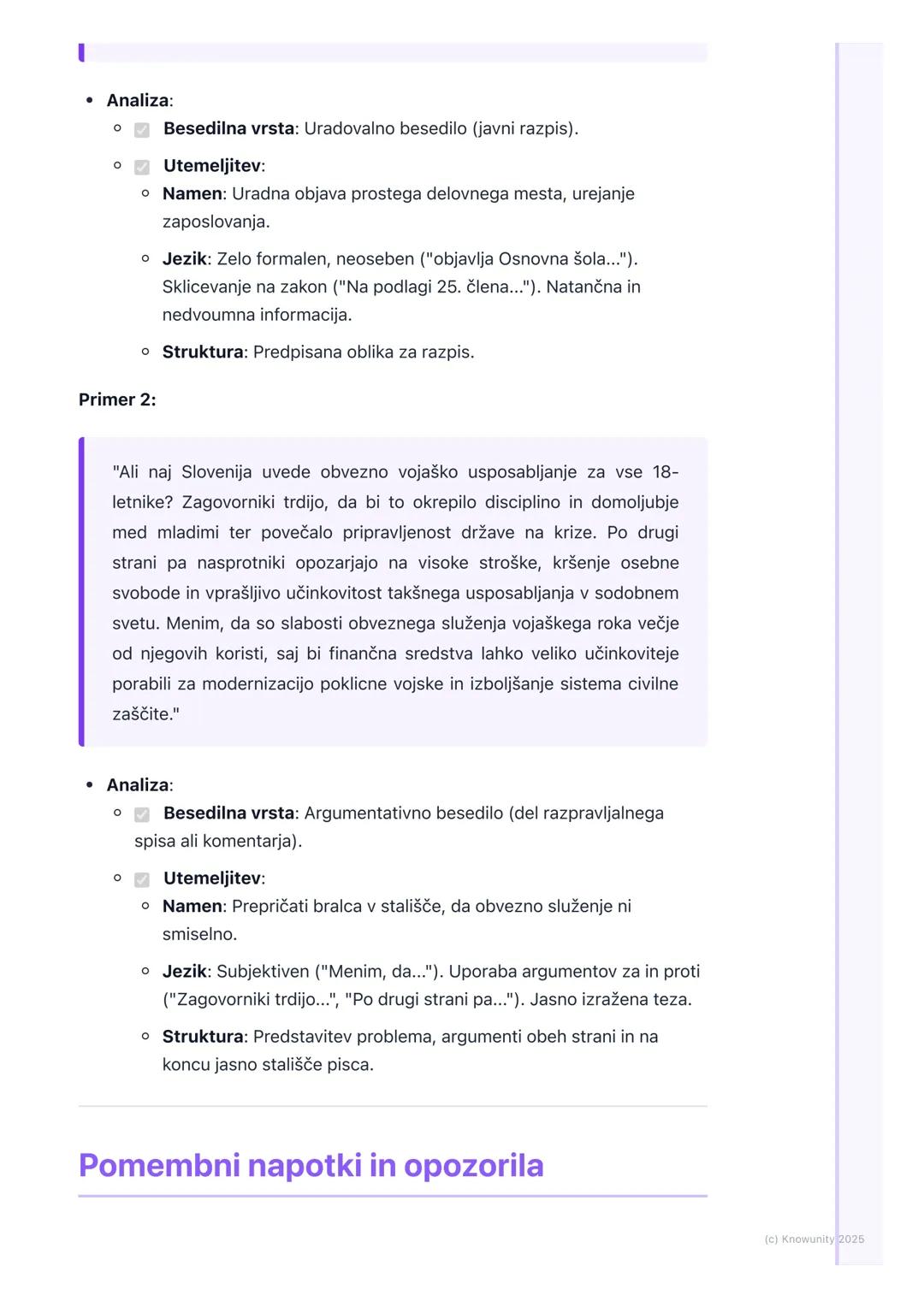 # Besedilne Vrste in Njihove
Značilnosti

Uvod v besedilne vrste

Besedila niso vsa enaka. Razlikujejo se po namenu, naslovniku, vsebini in

