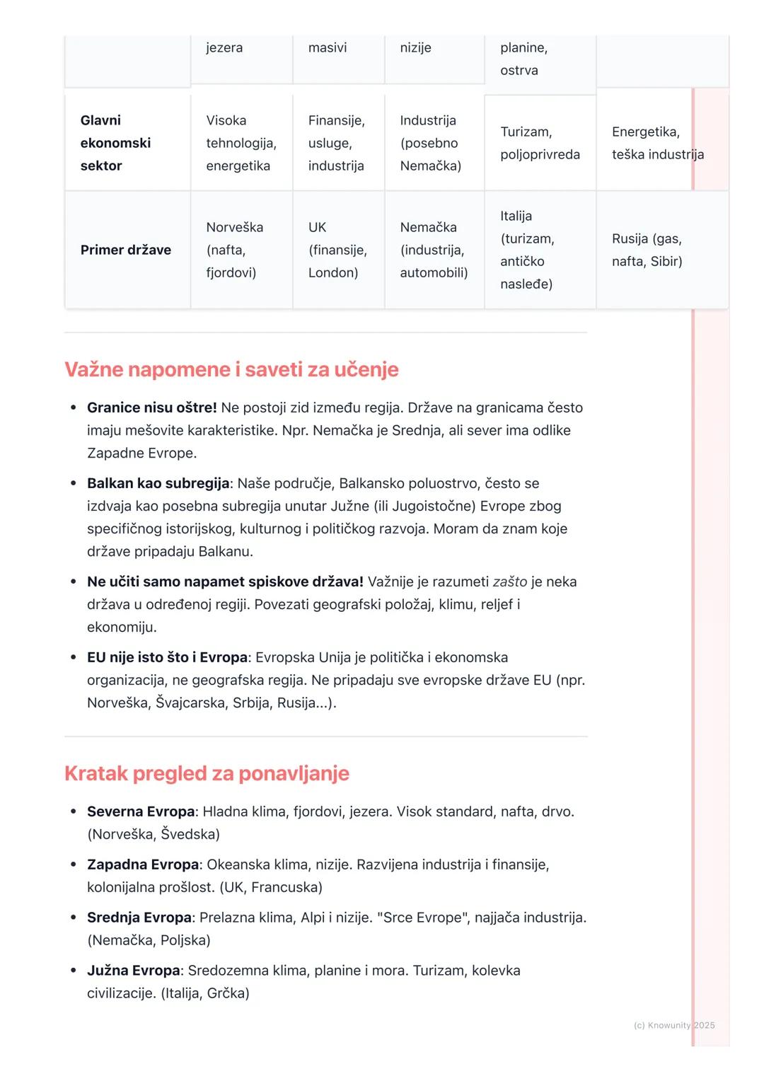# Regionalna podela Evrope i
njene karakteristike

Uvod u regionalnu podelu Evrope

Evropa je kontinent velikih razlika na malom prostoru. D