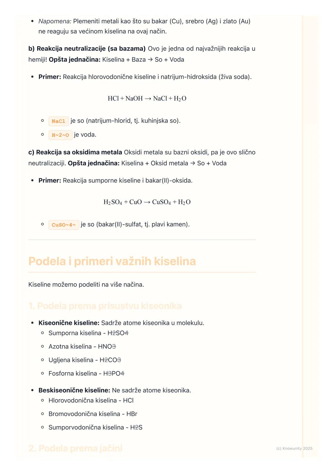 # Kiseline

## Uvod u kiseline

Kiseline su velika grupa hemijskih jedinjenja sa kojima se srećemo svaki dan.
Nalaze se u hrani (limun, sirć