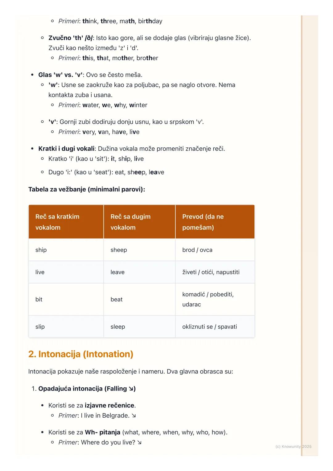 # Izgovor, intonacija i ritam

Uvod u izgovor, intonaciju i ritam

Ovo je važno jer nije dovoljno samo znati reči i gramatiku. Način na koji