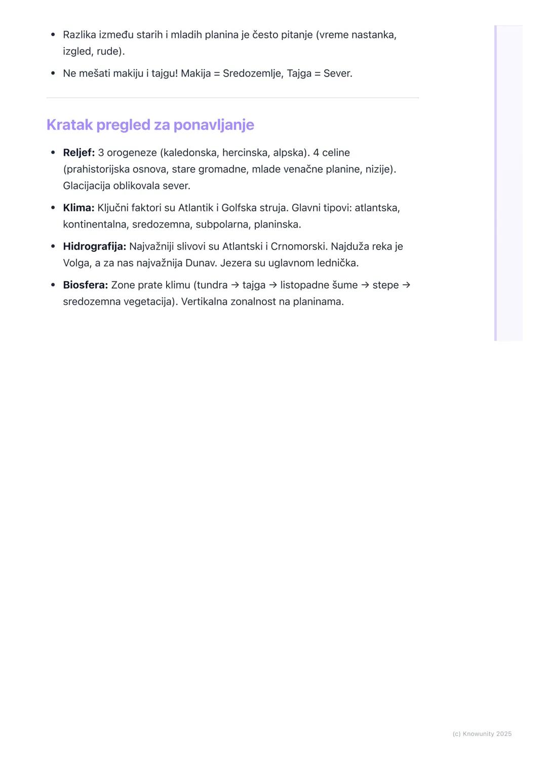 # Fizičko-geografske odlike
Evrope

Uvodni pregled fizičko-geografskih odlika

Evropa je, iako drugi najmanji kontinent, izuzetno geografski