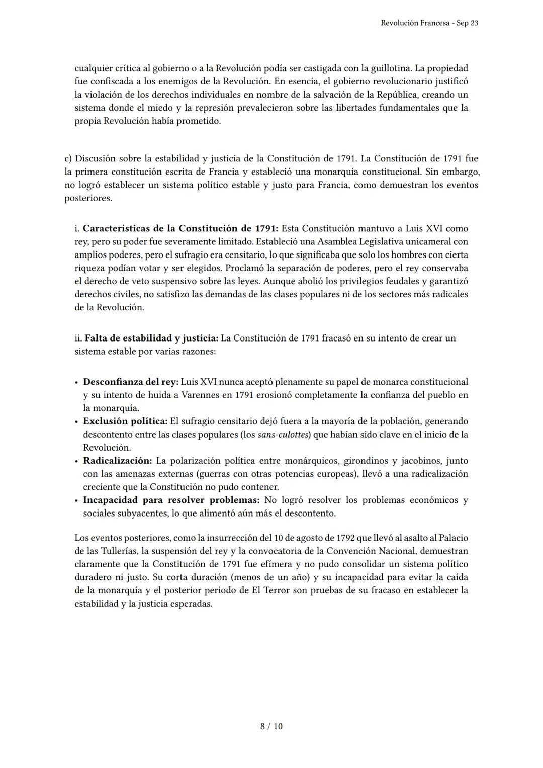 # Revolución Francesa

Generado por Knowunity - Sep 23

Descripción: Este examen cubre la Revolución Francesa, sus causas, desarrollo y cons