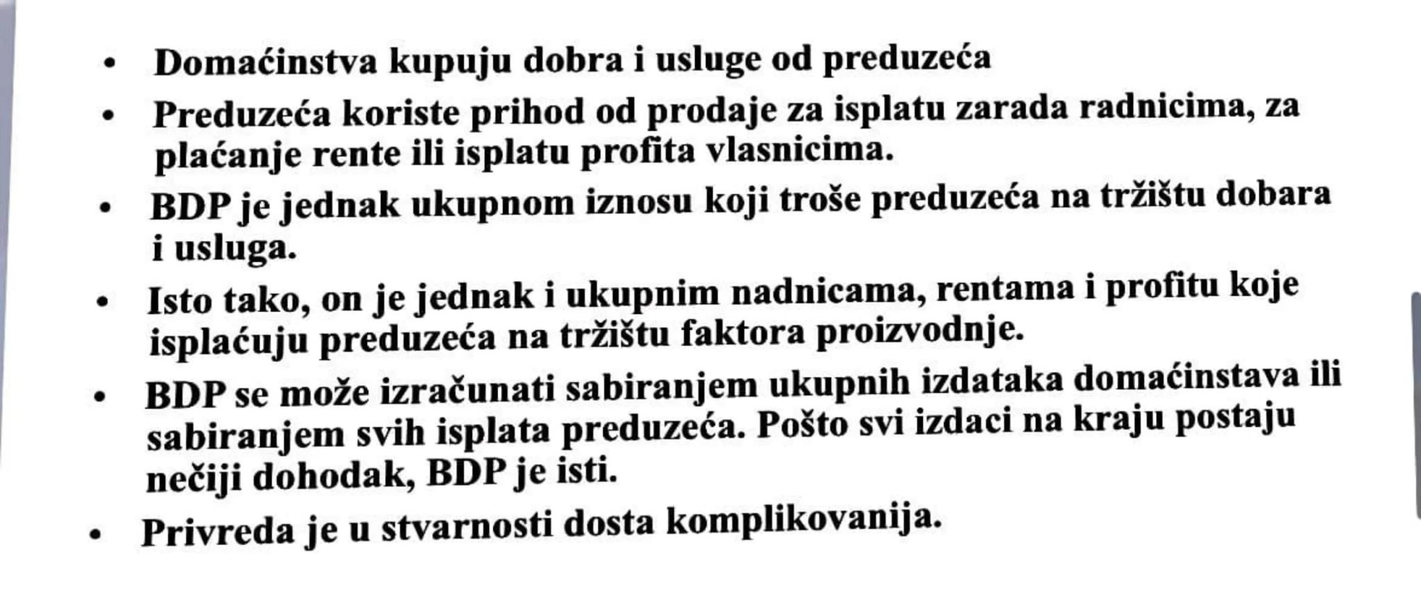 - Jedno domaćinstvo mora da donese mnoge odluke.
- Domaćinstvo mora da alocira svoje oskudne resurse na svoje članove, uzimajući u obzir nji