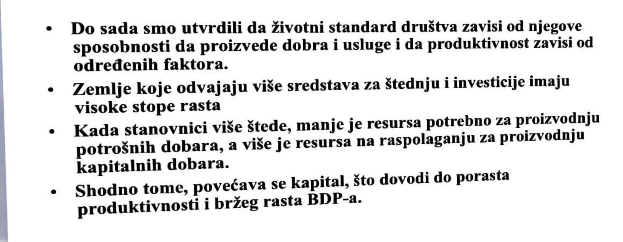 - Jedno domaćinstvo mora da donese mnoge odluke.
- Domaćinstvo mora da alocira svoje oskudne resurse na svoje članove, uzimajući u obzir nji
