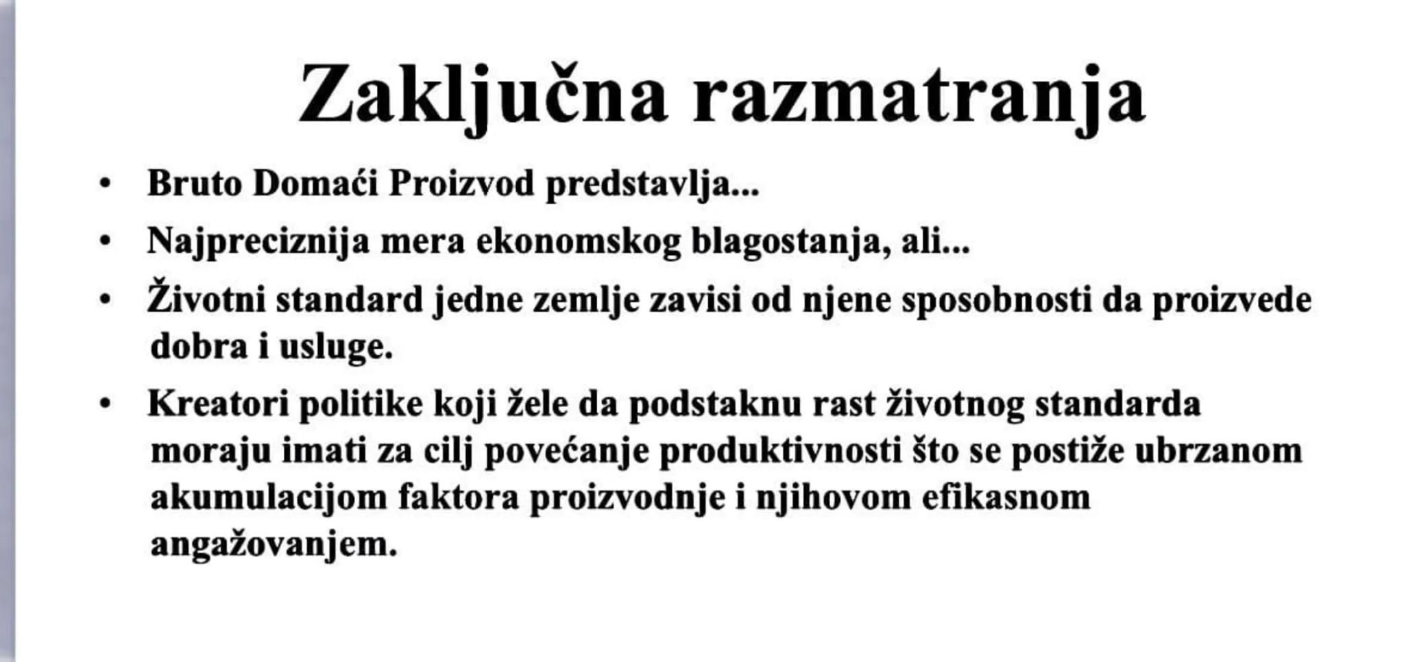 - Jedno domaćinstvo mora da donese mnoge odluke.
- Domaćinstvo mora da alocira svoje oskudne resurse na svoje članove, uzimajući u obzir nji