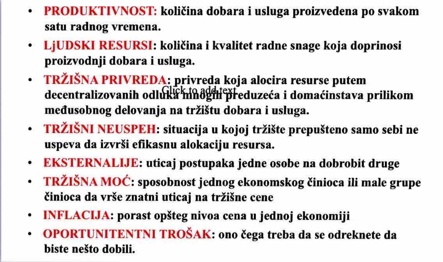 - Jedno domaćinstvo mora da donese mnoge odluke.
- Domaćinstvo mora da alocira svoje oskudne resurse na svoje članove, uzimajući u obzir nji