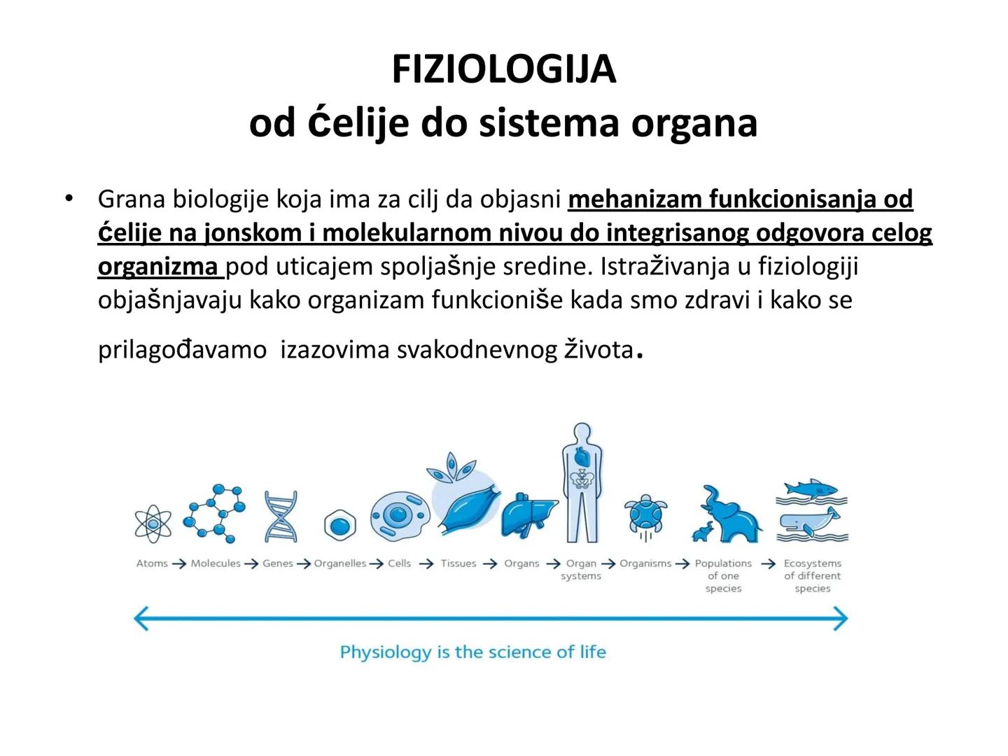 # OPŠTA FIZIOLOGIJA
1. Ćelija (ćelijska membrana)
2. Ćelijski metabolizam
3. Unutrašnja sredina i ćelijske veze
4. Transport kroz ćelijsku