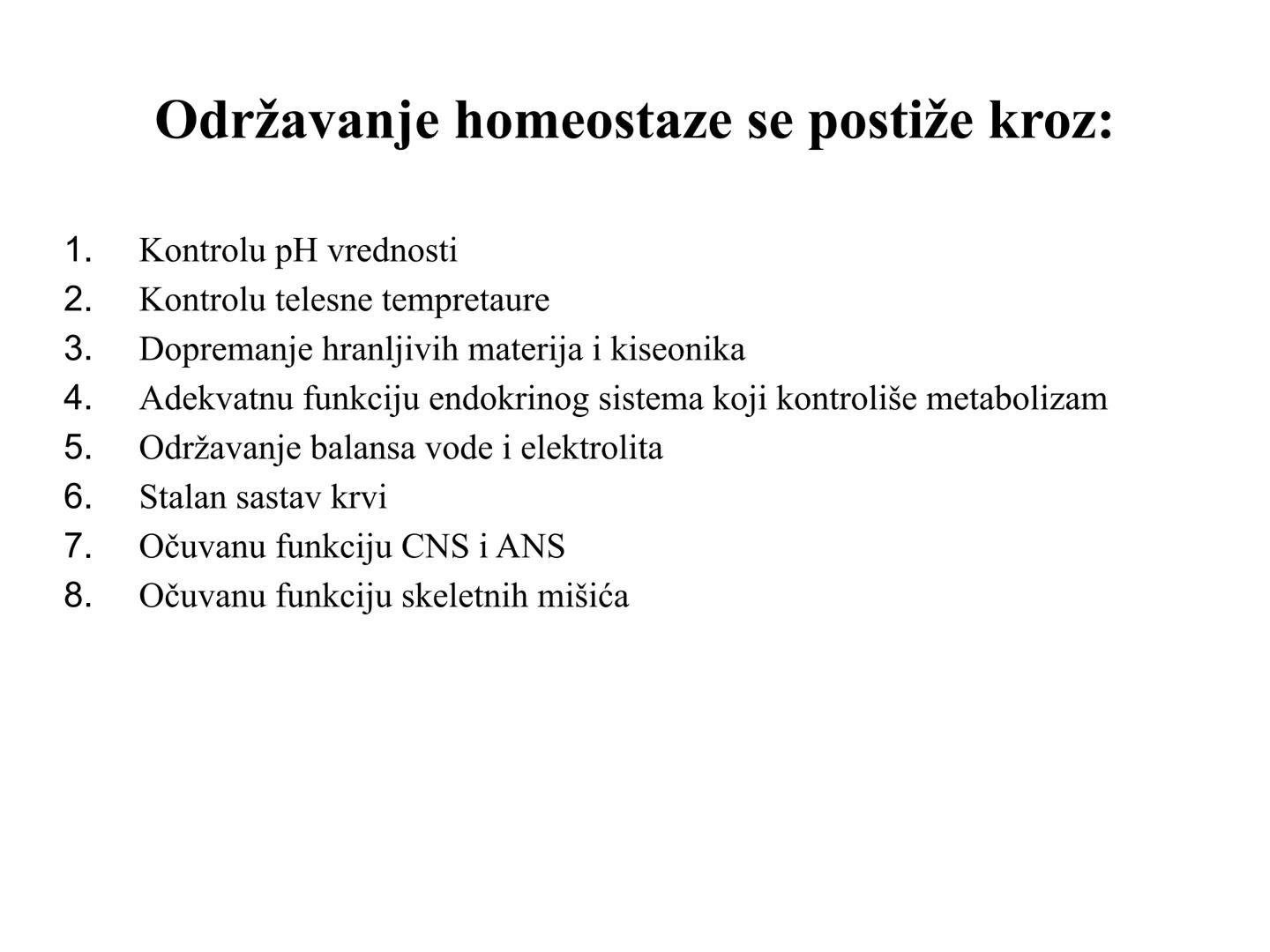 # OPŠTA FIZIOLOGIJA
1. Ćelija (ćelijska membrana)
2. Ćelijski metabolizam
3. Unutrašnja sredina i ćelijske veze
4. Transport kroz ćelijsku