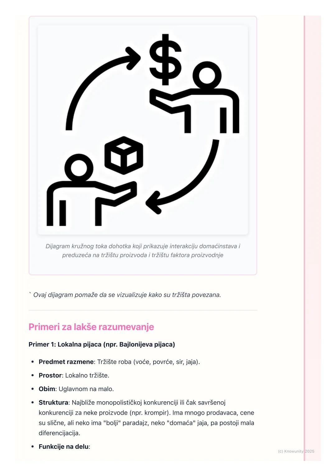 # Pojam tržišta
## Uvod u pojam tržišta
Tržište je osnovni koncept u ekonomiji. Nije samo fizičko mesto kao što je
pijaca, već predstavlja